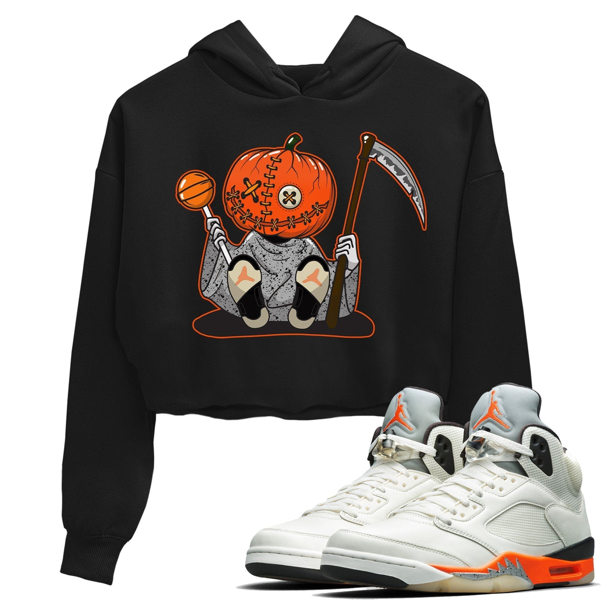 Jordan 5 Shattered Backboard Sneaker Matching T-Shirt Pumpkin Head Sneaker Tees Jordan 5 Shattered Backboard Sneaker Release Tees Women's Shirts