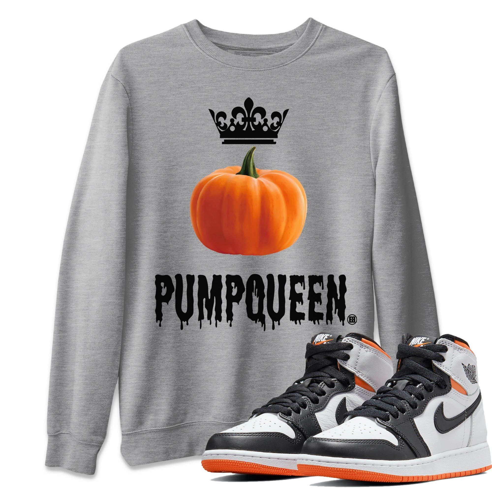 Jordan 1 Electro Orange Halloween Shirts Halloween Cutsom Tees Drip Gear Zone Pumpqueen Halloween Shirts Halloween Cutsom Tees Jordan 1 Electro Orange Shirt Unisex Shirts