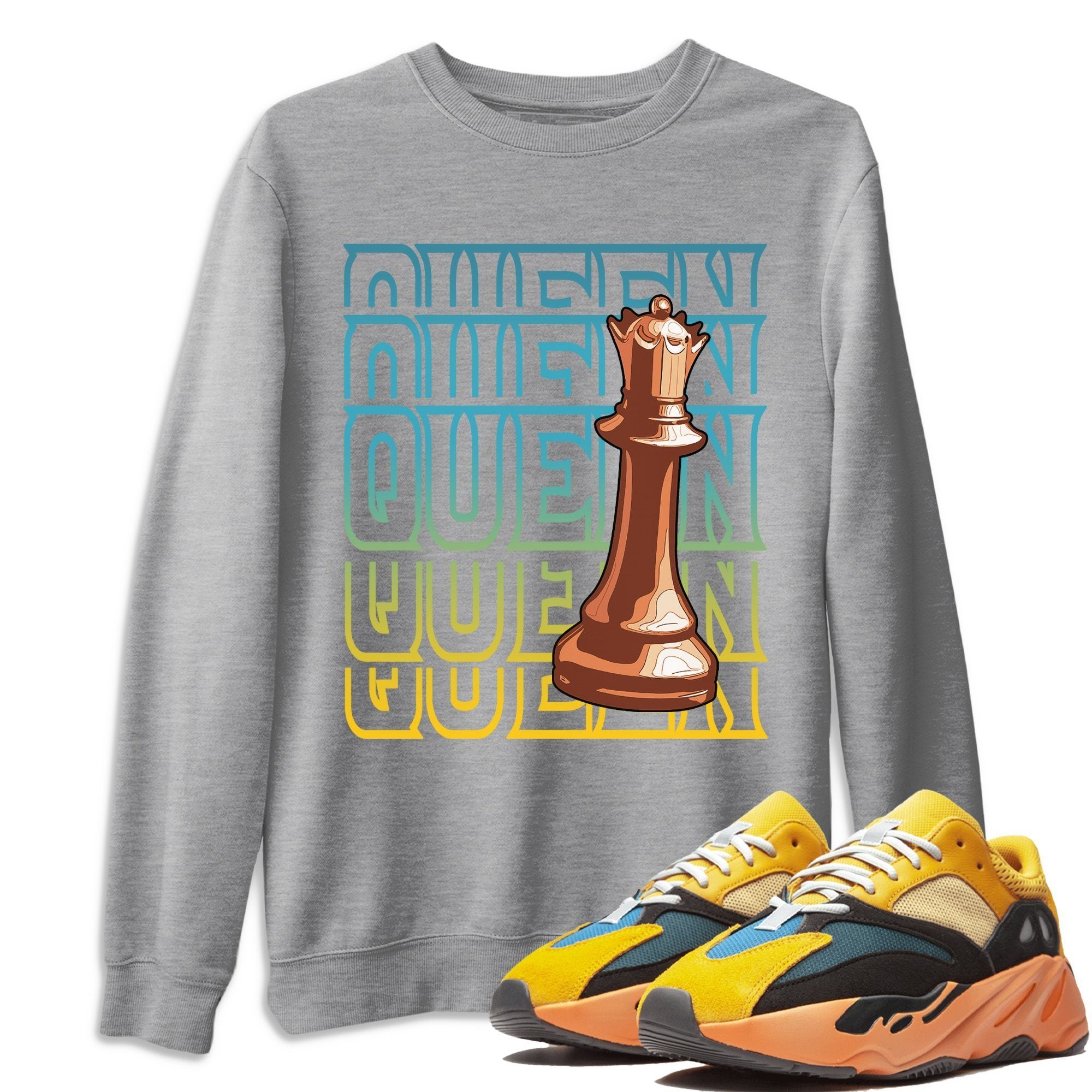 Yeezy 700 Sun Shirt To Match Jordans Queen Sneaker Tees Yeezy 700 Sun Drip Gear Zone Sneaker Matching Clothing Unisex Shirts