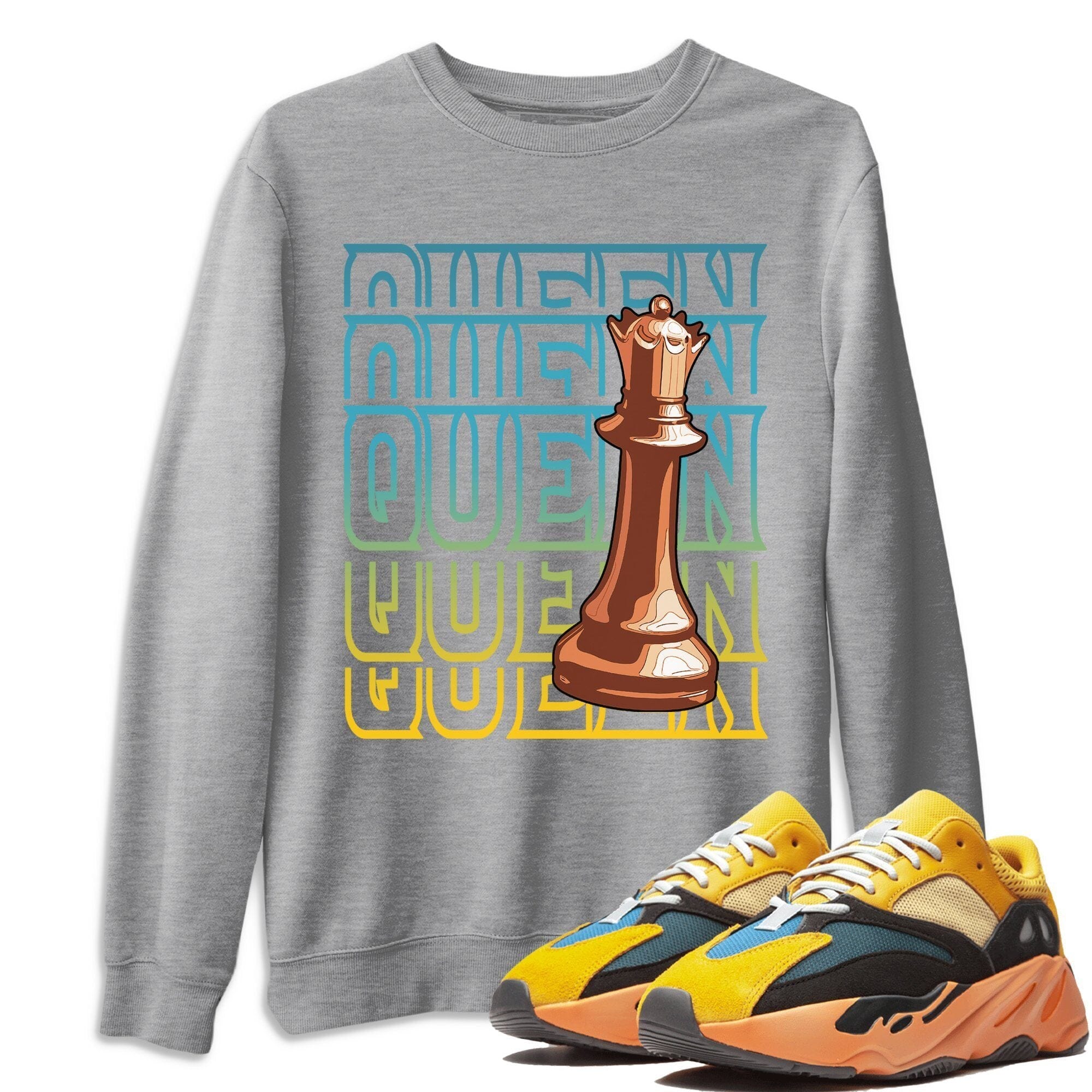 Yeezy 700 Sun Shirt To Match Jordans Queen Sneaker Tees Yeezy 700 Sun Drip Gear Zone Sneaker Matching Clothing Unisex Shirts
