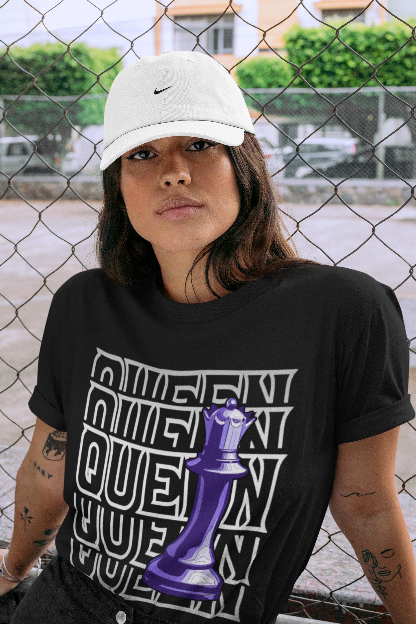 Jordan 1 WMNS Court Purple Shirt To Match Jordans Queen Sneaker Tees Jordan 1 WMNS Court Purple Drip Gear Zone Sneaker Matching Clothing Unisex Shirts