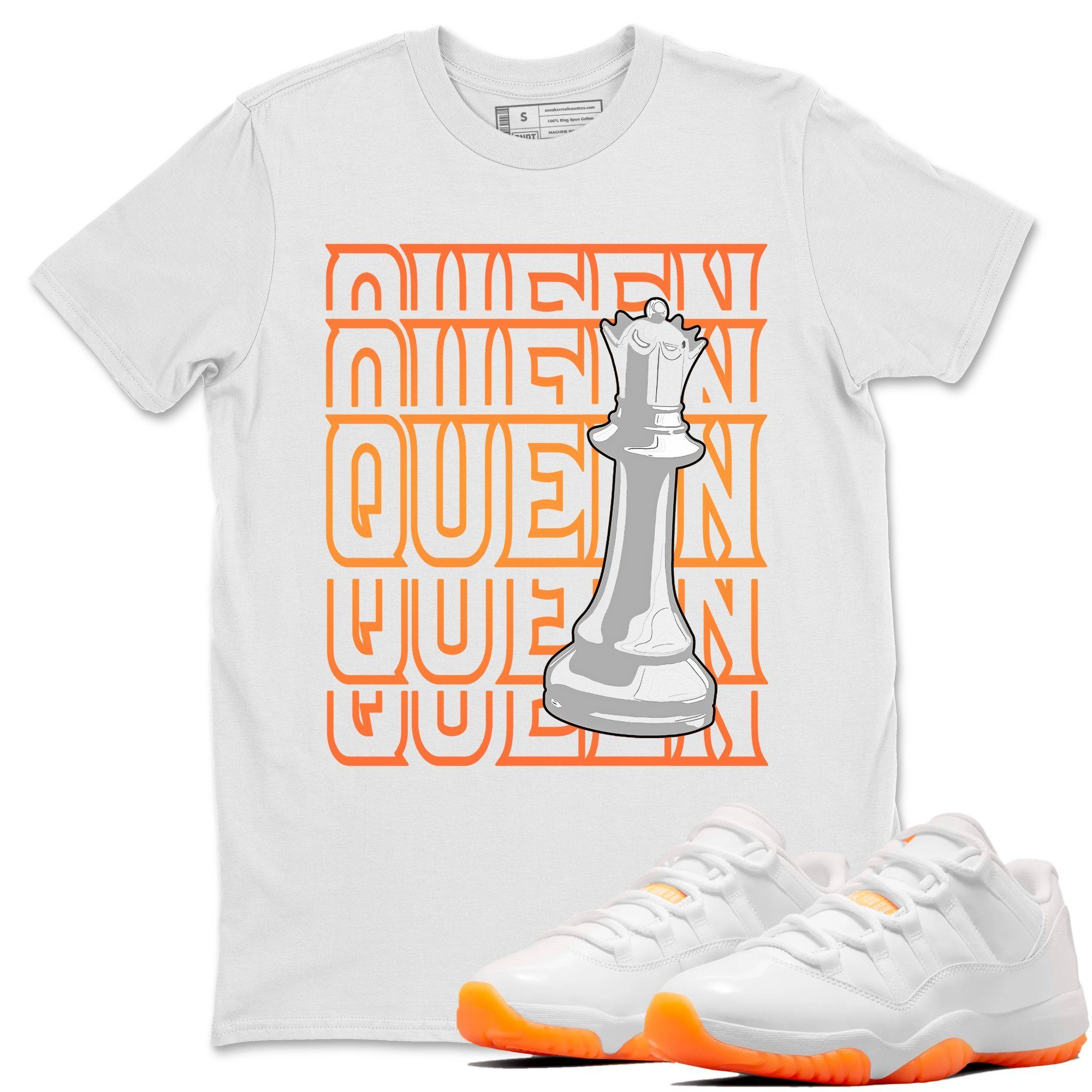 Jordan 11 Citrus Shirt To Match Jordans Queen Sneaker Tees Jordan 11 Citrus Drip Gear Zone Sneaker Matching Clothing Unisex Shirts