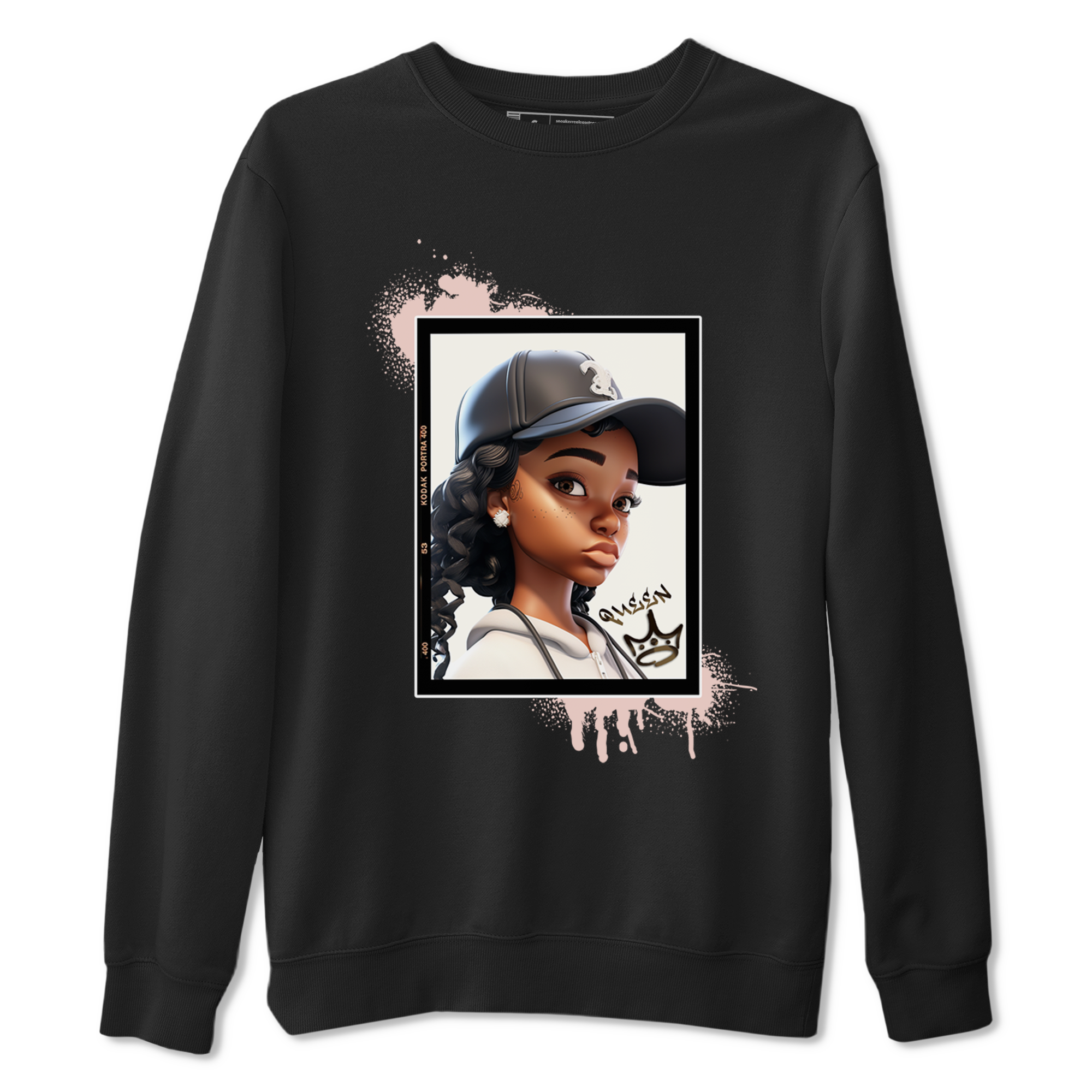 11s WMNS Neapolitan shirt to match jordans Queen sneaker tees Air Jordan 11 Neapolitan Drip Gear Zone Sneaker Matching Shirt Unisex Black 2 T-Shirt