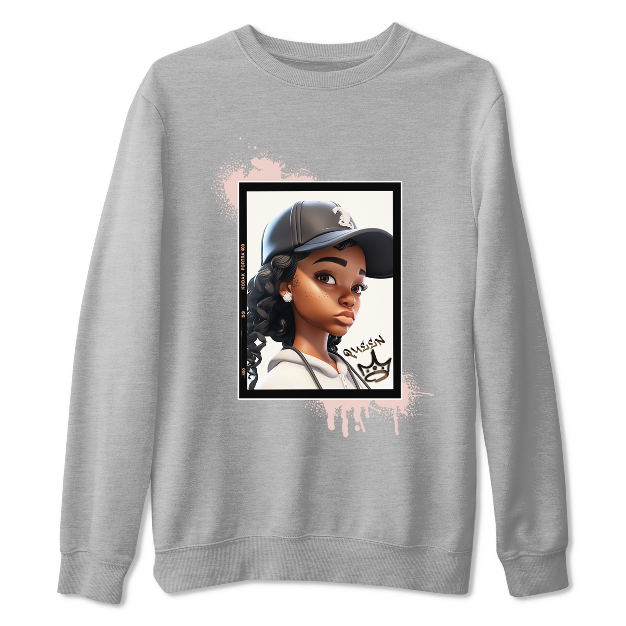 11s WMNS Neapolitan shirt to match jordans Queen sneaker tees Air Jordan 11 Neapolitan Drip Gear Zone Sneaker Matching Shirt Unisex Heather Grey 2 T-Shirt