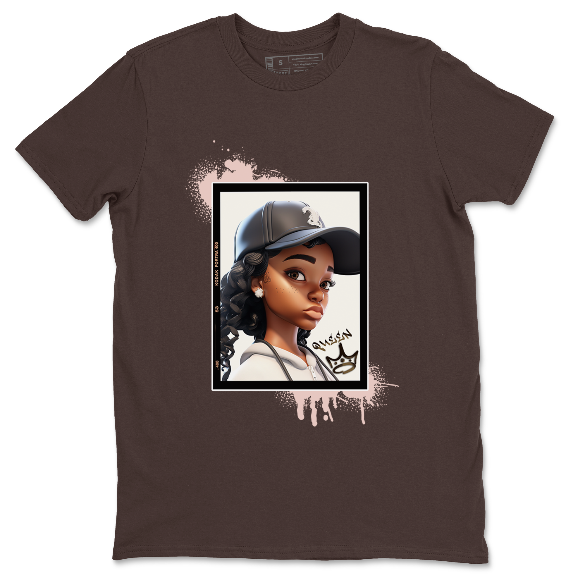 11s WMNS Neapolitan shirt to match jordans Queen sneaker tees Air Jordan 11 Neapolitan Drip Gear Zone Sneaker Matching Shirt Unisex Dark Chocolate 2 T-Shirt