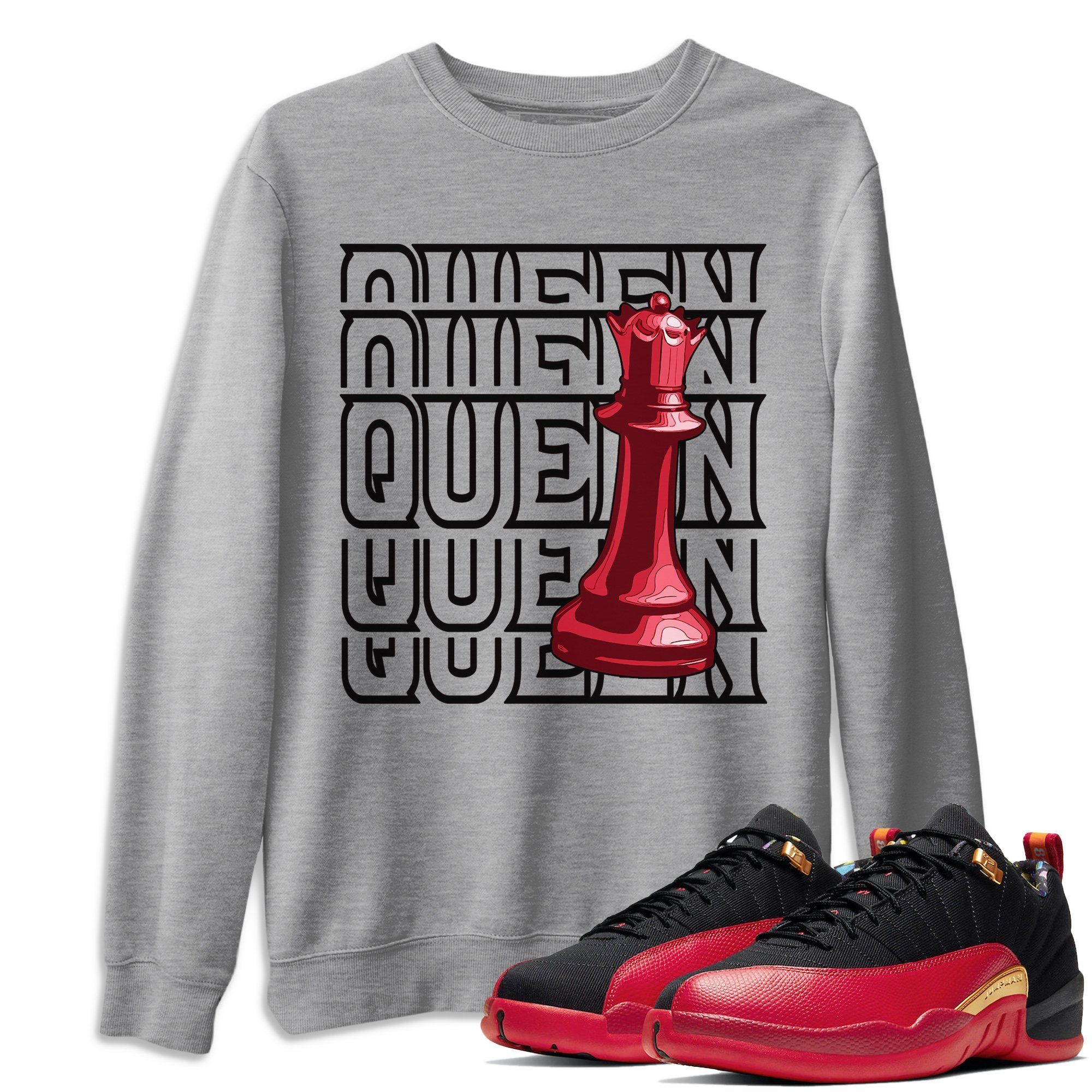 Jordan 12 Super Bowl Shirt To Match Jordans Queen Sneaker Tees Jordan 12 Super Bowl Drip Gear Zone Sneaker Matching Clothing Unisex Shirts