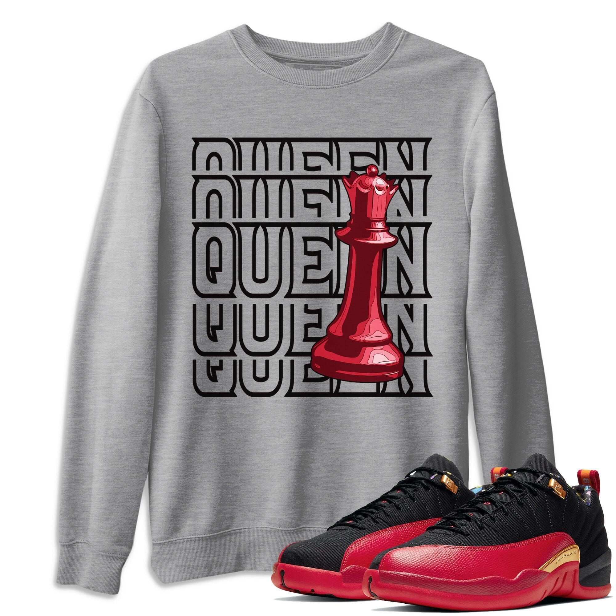 Jordan 12 Super Bowl Shirt To Match Jordans Queen Sneaker Tees Jordan 12 Super Bowl Drip Gear Zone Sneaker Matching Clothing Unisex Shirts