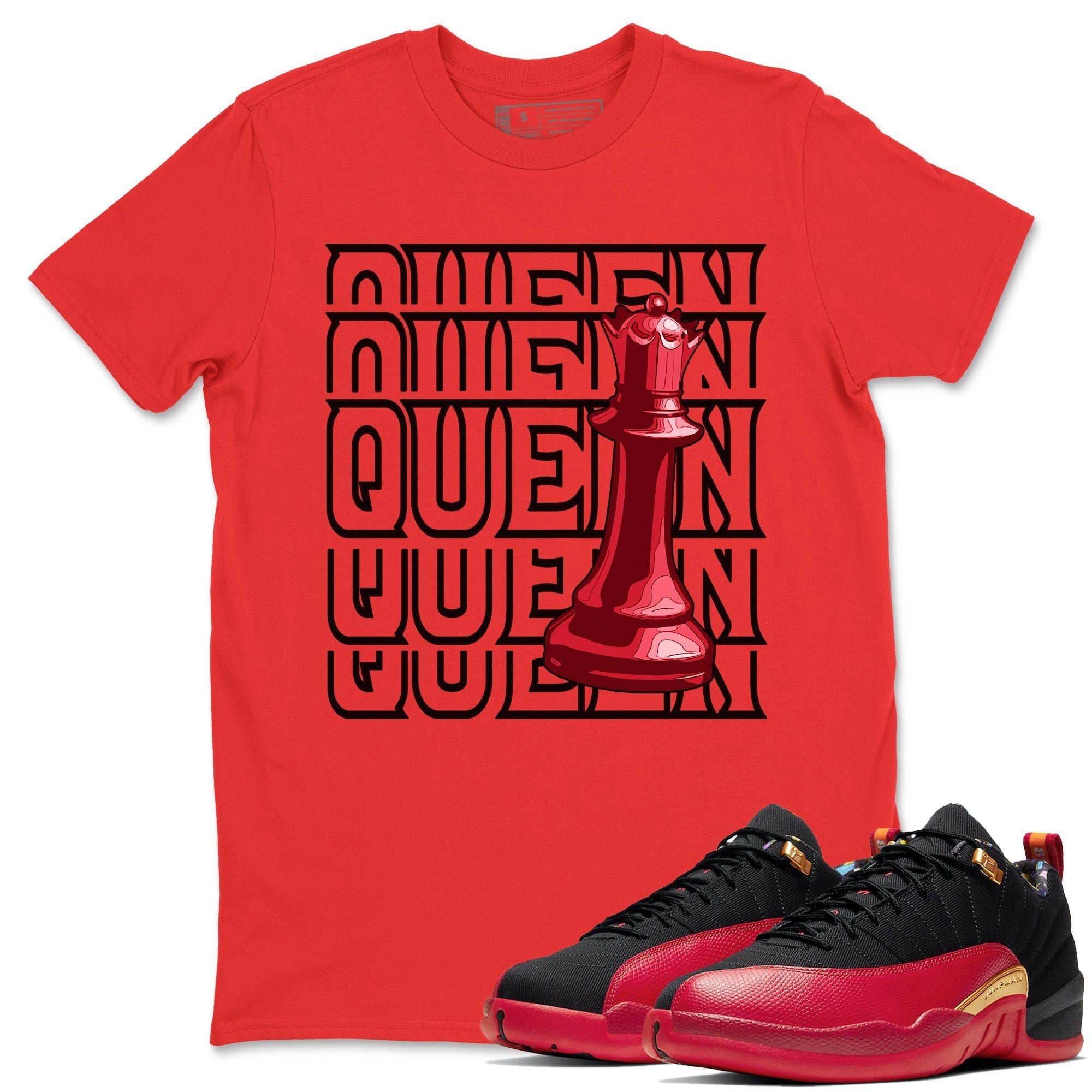 Jordan 12 Super Bowl Shirt To Match Jordans Queen Sneaker Tees Jordan 12 Super Bowl Drip Gear Zone Sneaker Matching Clothing Unisex Shirts