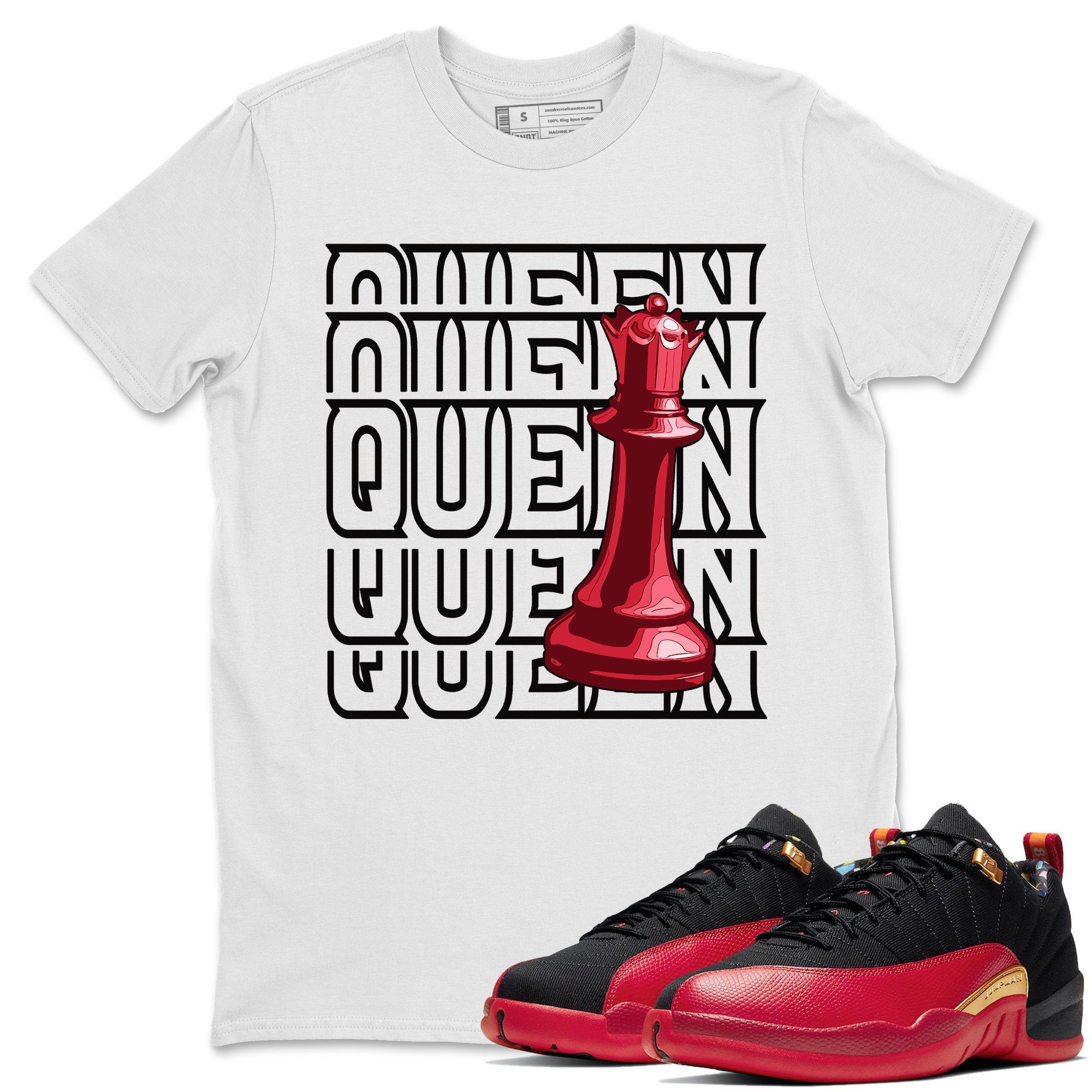 Jordan 12 Super Bowl Shirt To Match Jordans Queen Sneaker Tees Jordan 12 Super Bowl Drip Gear Zone Sneaker Matching Clothing Unisex Shirts