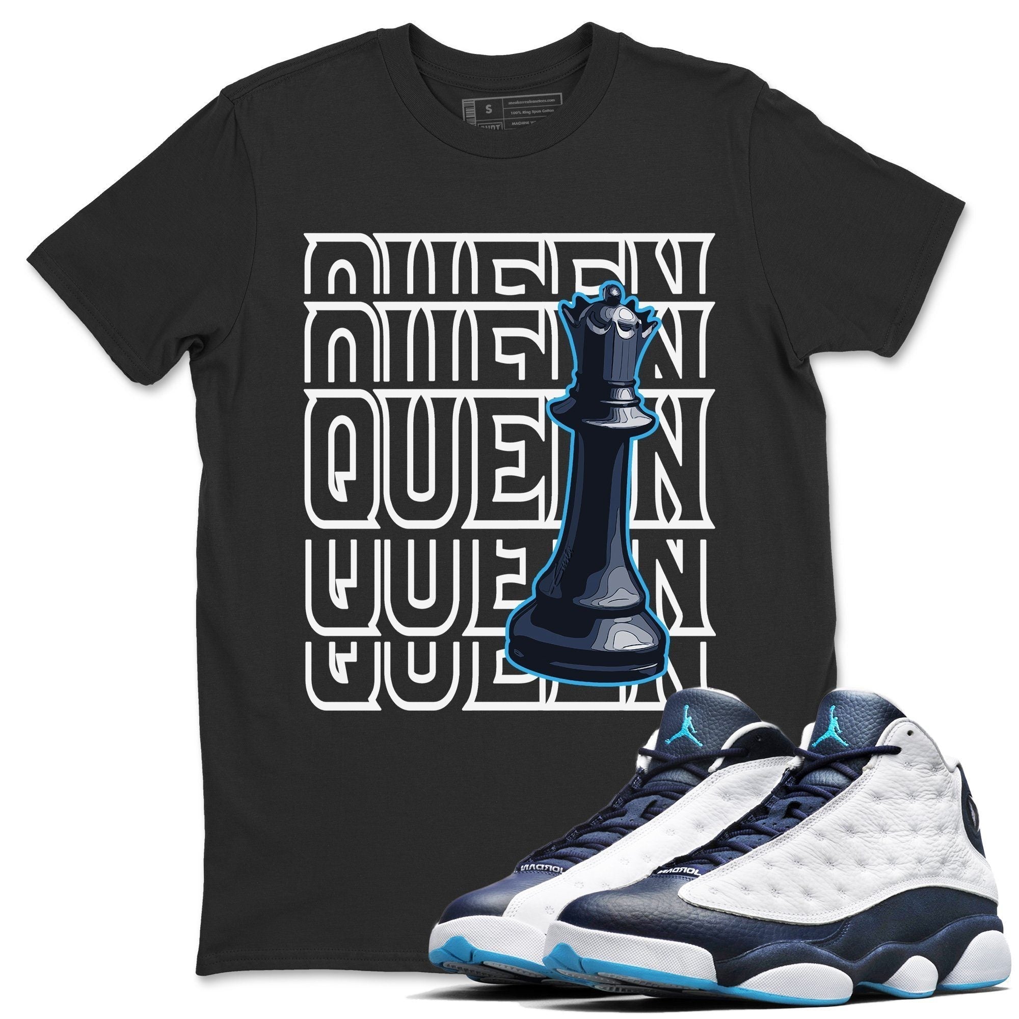 Jordan 13 Obsidian Shirt To Match Jordans Queen Sneaker Tees Jordan 13 Obsidian Drip Gear Zone Sneaker Matching Clothing Unisex Shirts