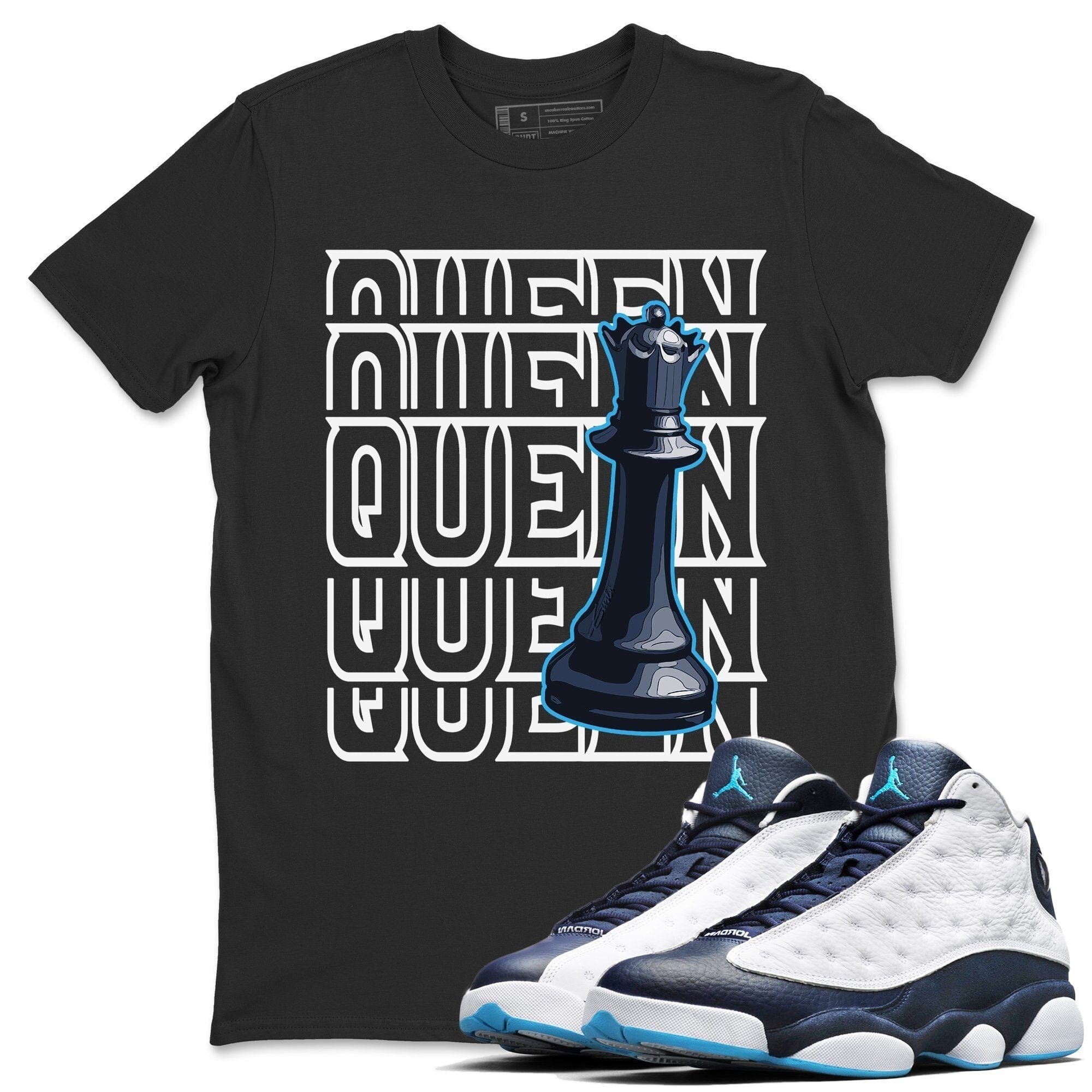 Jordan 13 Obsidian Shirt To Match Jordans Queen Sneaker Tees Jordan 13 Obsidian Drip Gear Zone Sneaker Matching Clothing Unisex Shirts
