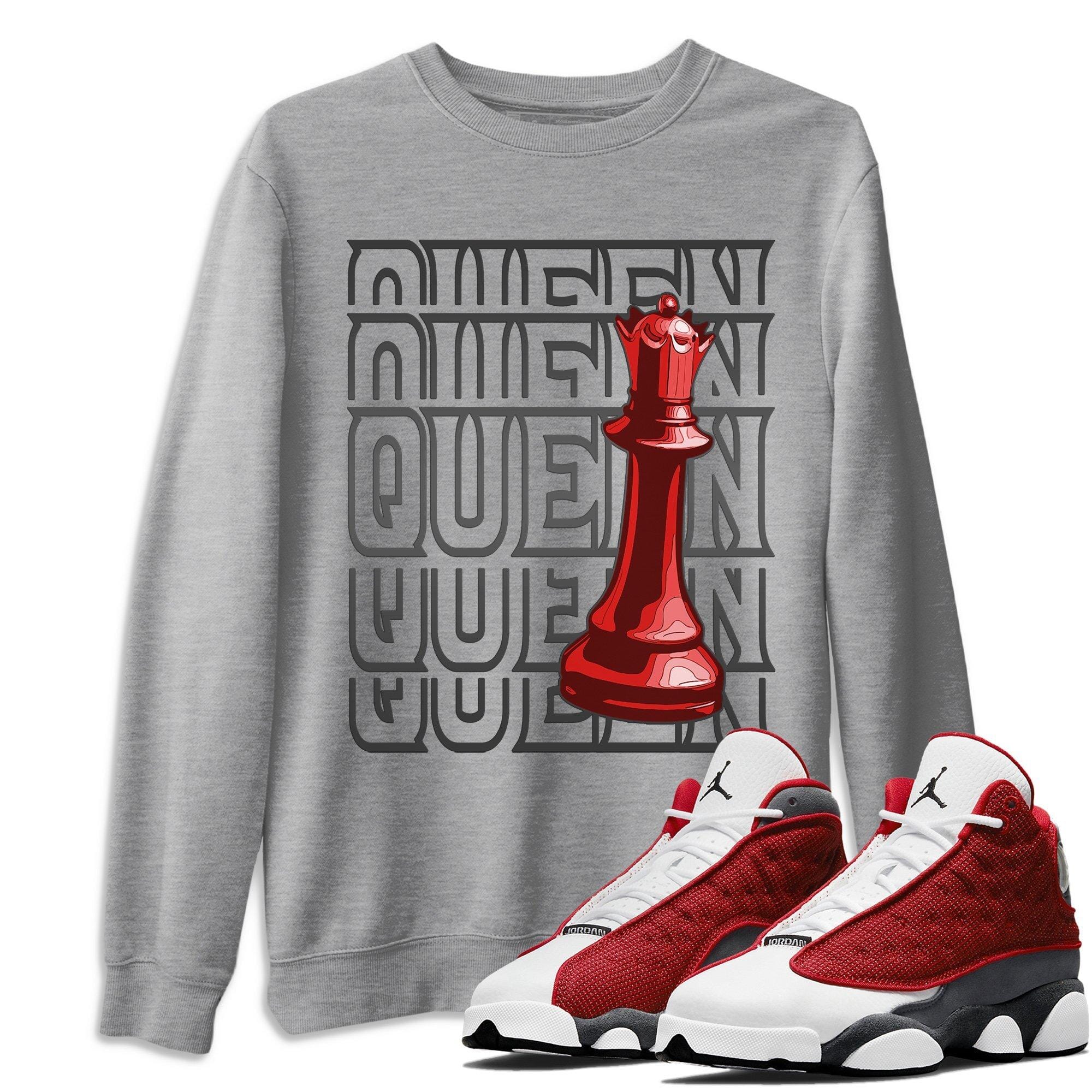 Jordan 13 Red Flint Shirt To Match Jordans Queen Sneaker Tees Jordan 13 Red Flint Drip Gear Zone Sneaker Matching Clothing Unisex Shirts