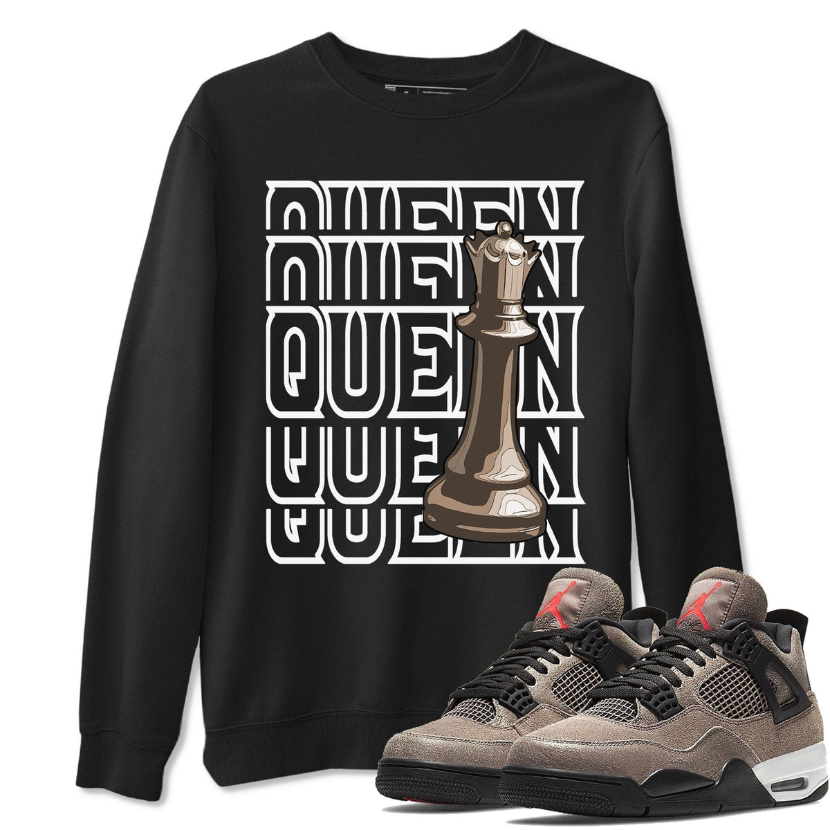 Jordan 4 Taupe Haze Shirt To Match Jordans Queen Sneaker Tees Jordan 4 Taupe Haze Drip Gear Zone Sneaker Matching Clothing Unisex Shirts