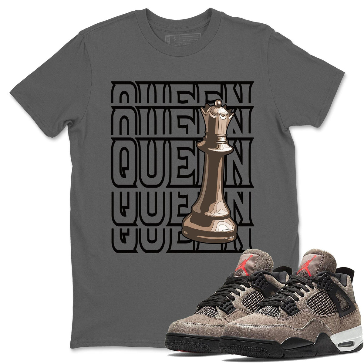 Jordan 4 Taupe Haze Shirt To Match Jordans Queen Sneaker Tees Jordan 4 Taupe Haze Drip Gear Zone Sneaker Matching Clothing Unisex Shirts