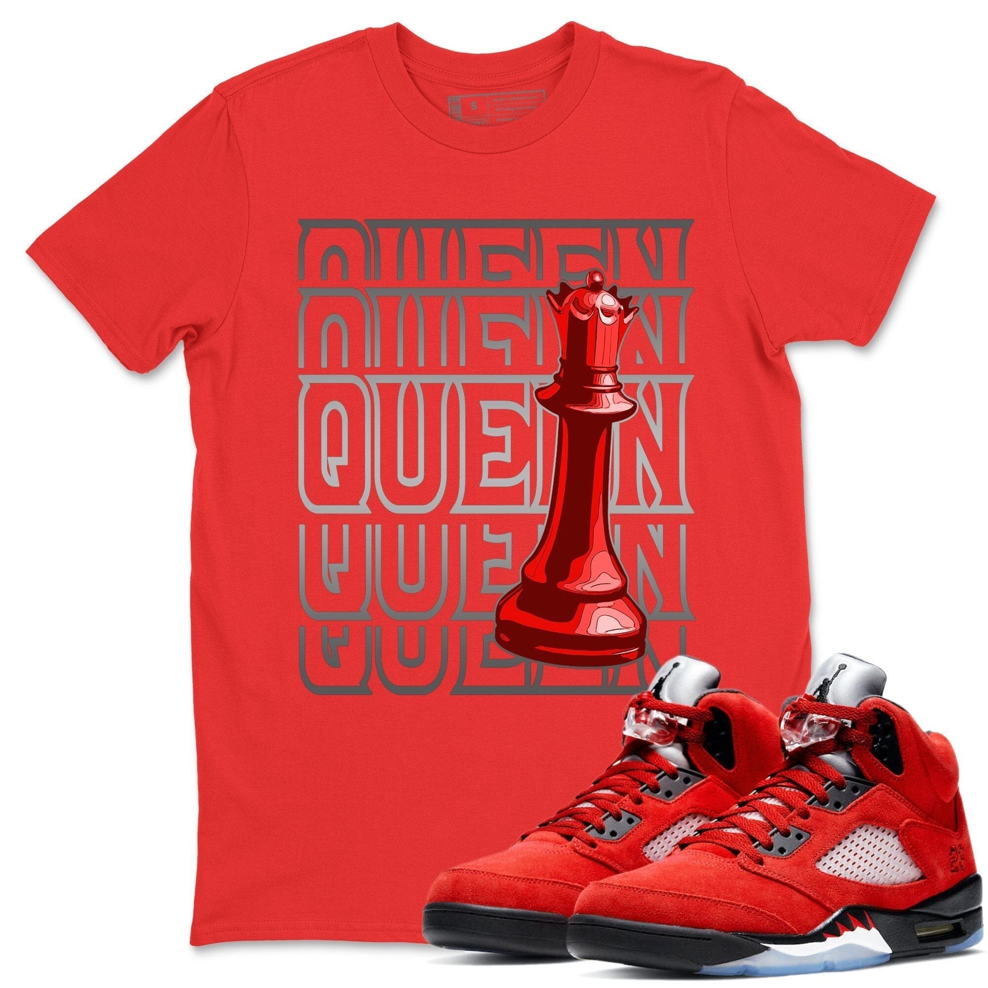 Jordan 5 Raging Bull Shirt To Match Jordans Queen Sneaker Tees Jordan 5 Raging Bull Drip Gear Zone Sneaker Matching Clothing Unisex Shirts