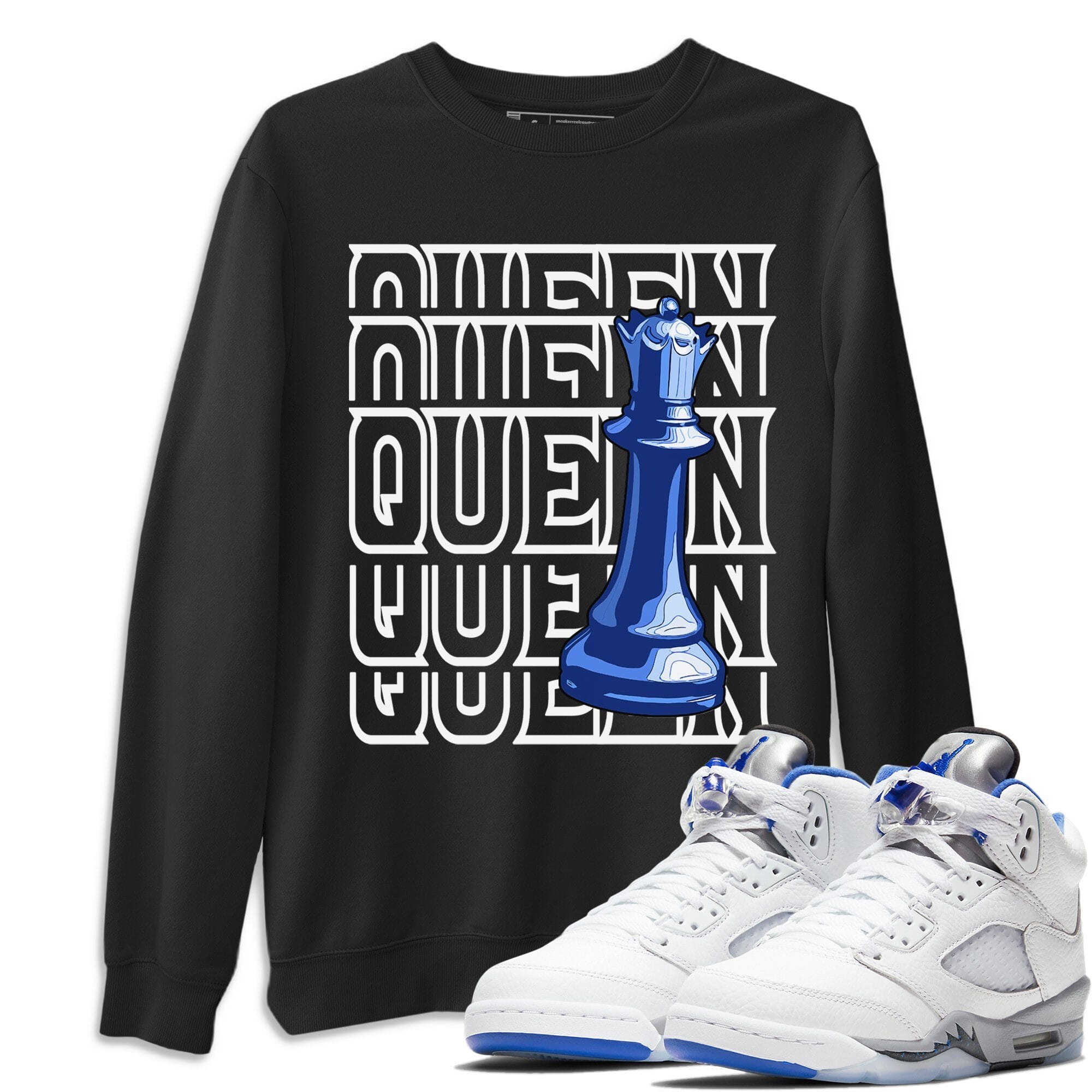 Jordan 5 Stealth Shirt To Match Jordans Queen Sneaker Tees Jordan 5 Stealth Drip Gear Zone Sneaker Matching Clothing Unisex Shirts