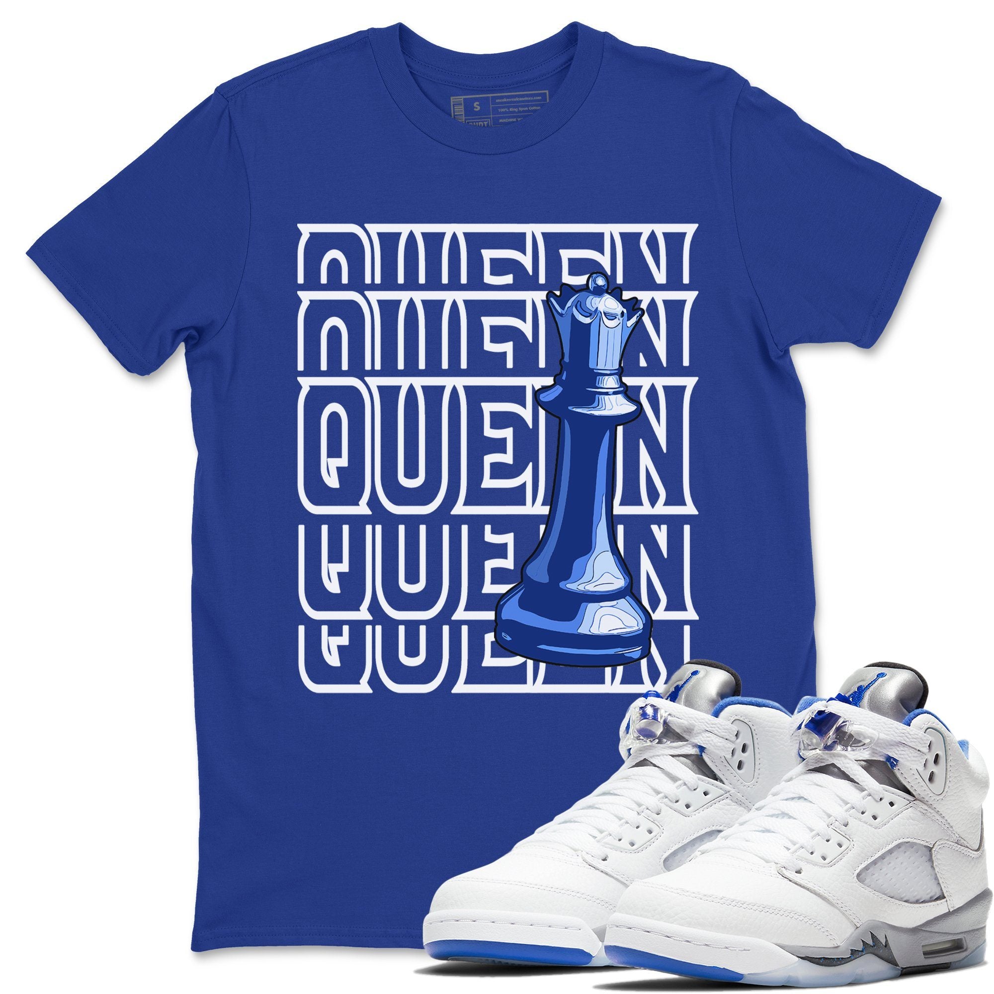 Jordan 5 Stealth Shirt To Match Jordans Queen Sneaker Tees Jordan 5 Stealth Drip Gear Zone Sneaker Matching Clothing Unisex Shirts