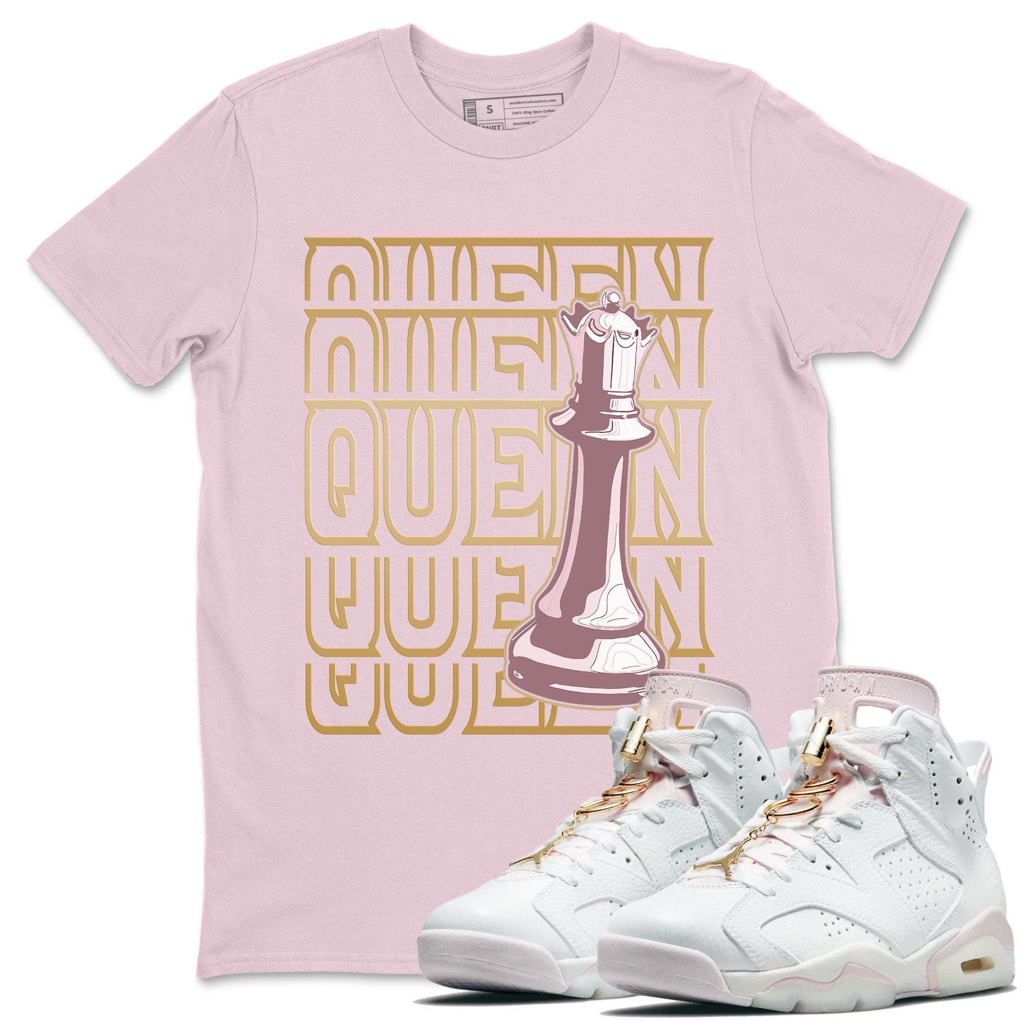 Jordan 6 Gold Hoops Shirt To Match Jordans Queen Sneaker Tees Jordan 6 Gold Hoops Drip Gear Zone Sneaker Matching Clothing Unisex Shirts