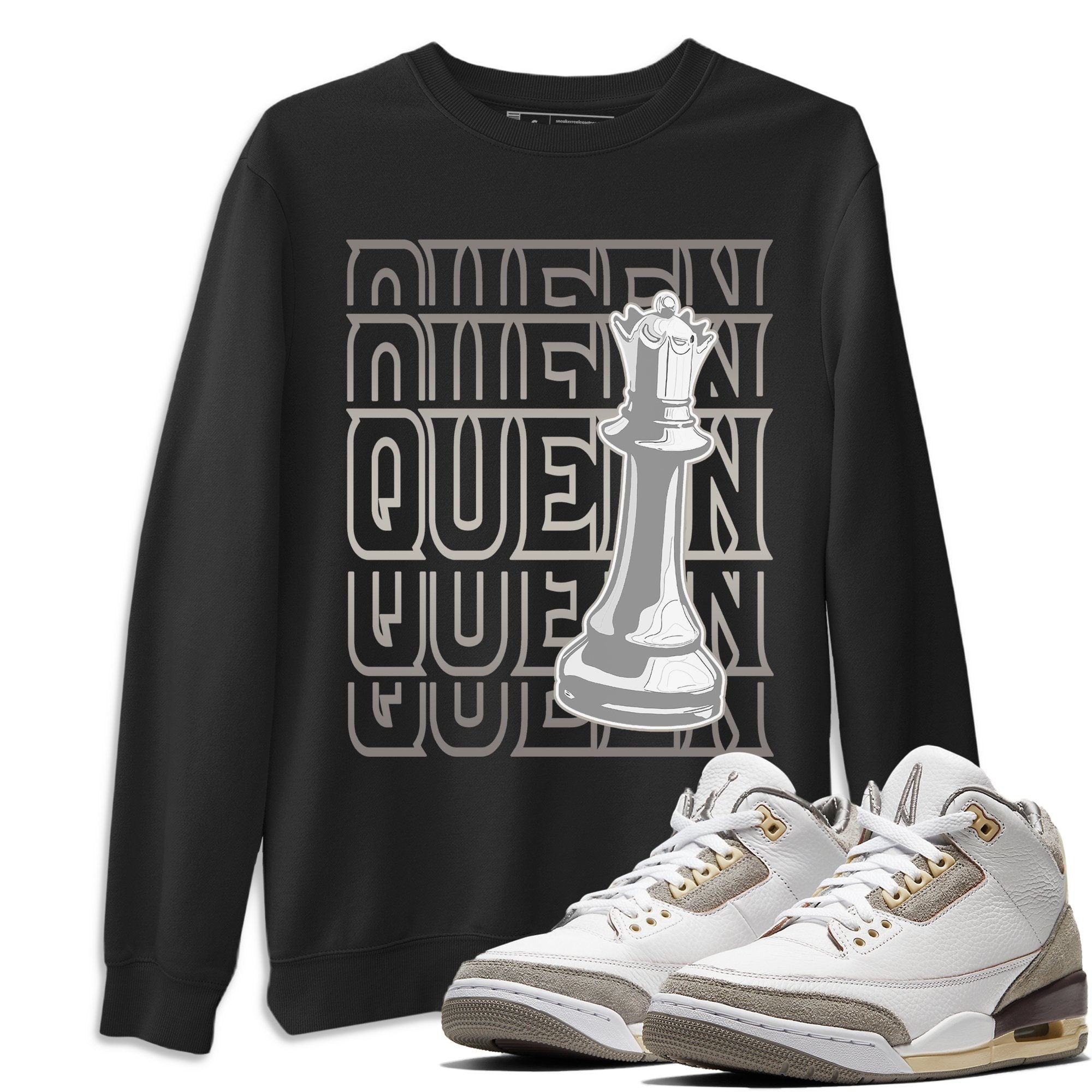 Jordan 3 A Ma Maniere Shirt To Match Jordans Queen Sneaker Tees Jordan 3 A Ma Maniere Drip Gear Zone Sneaker Matching Clothing Unisex Shirts