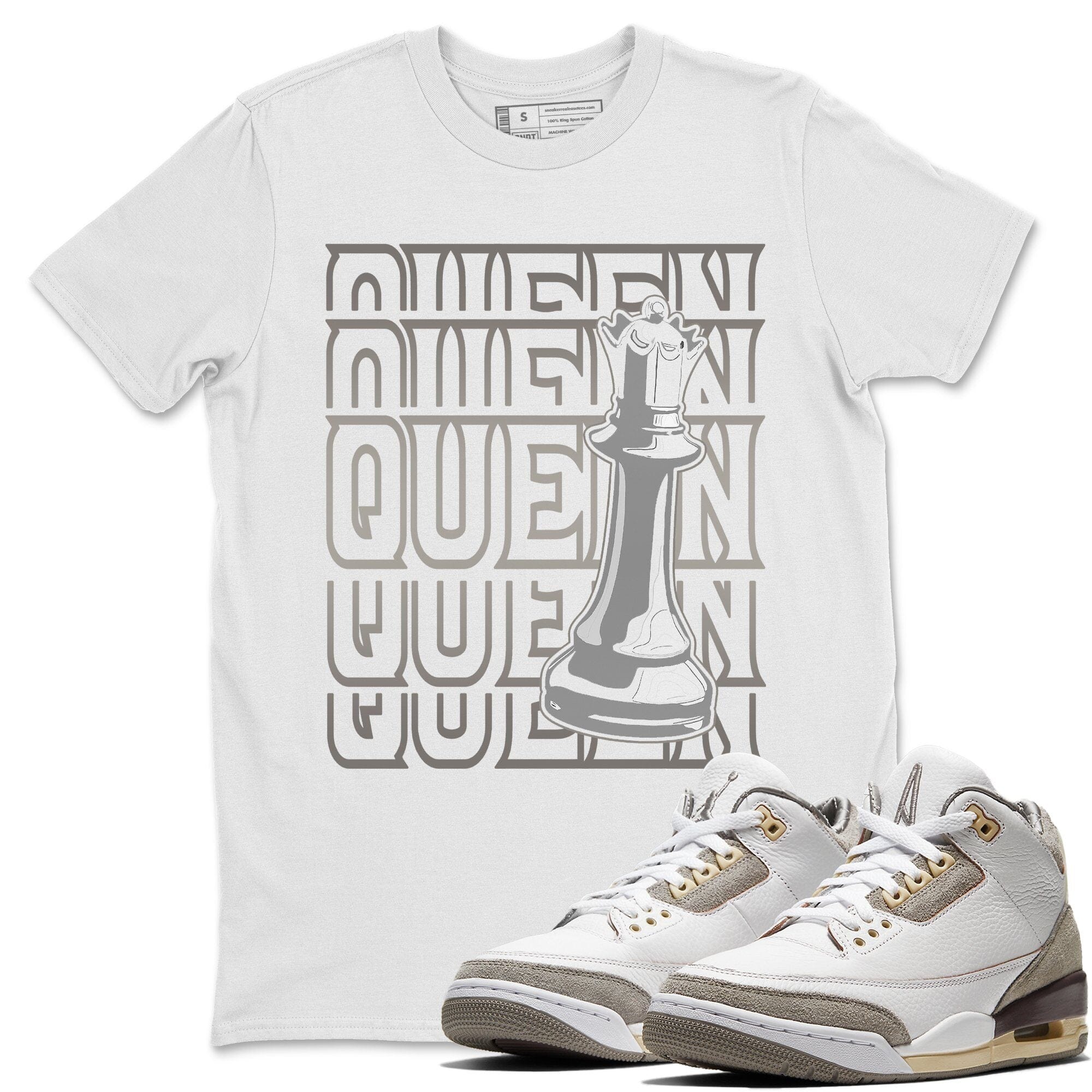 Jordan 3 A Ma Maniere Shirt To Match Jordans Queen Sneaker Tees Jordan 3 A Ma Maniere Drip Gear Zone Sneaker Matching Clothing Unisex Shirts