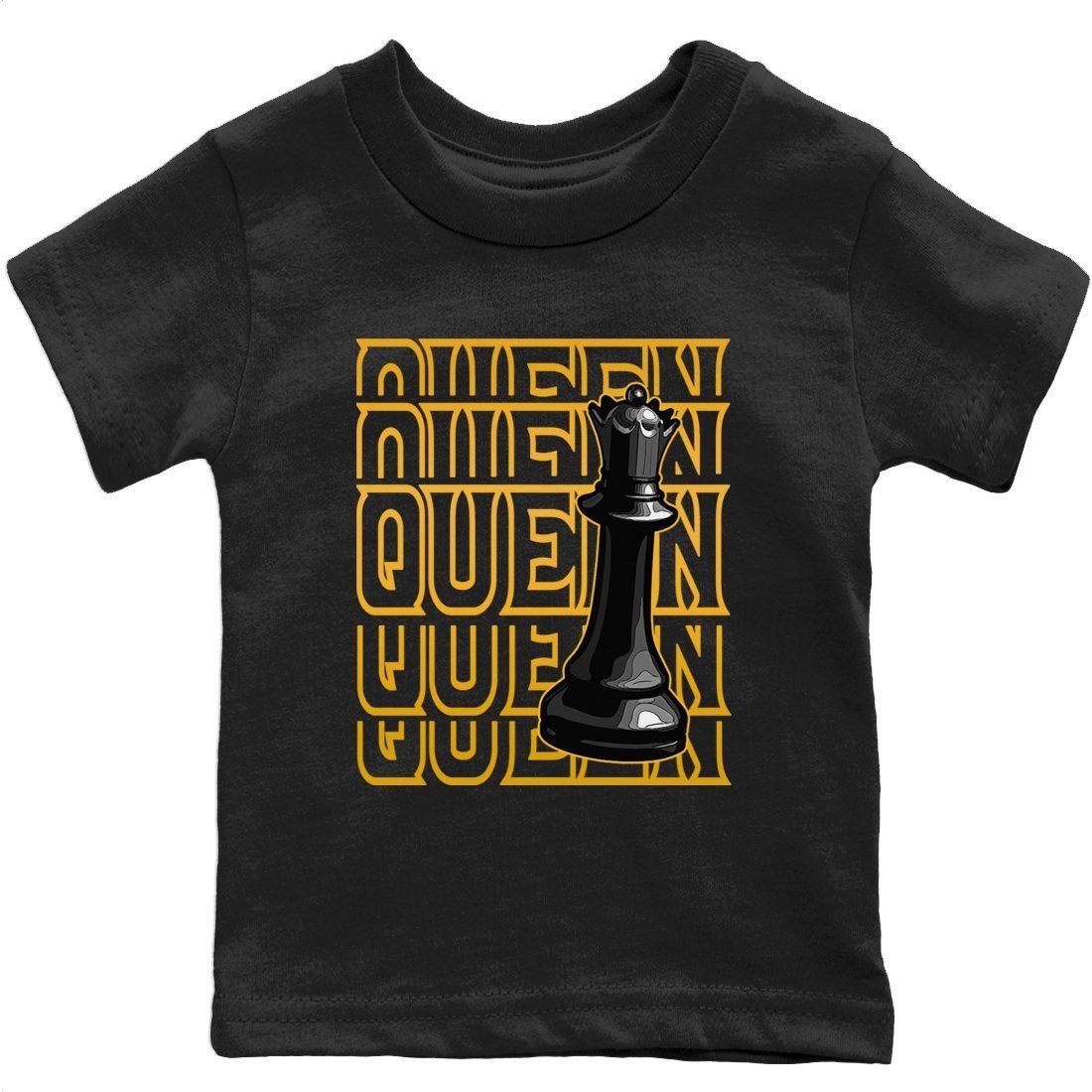Dunk Championship Goldenrod Sneaker Match Tees Queen Sneaker Tees Dunk Championship Goldenrod Jordan to match sneaker T-Shirt Kids Shirts