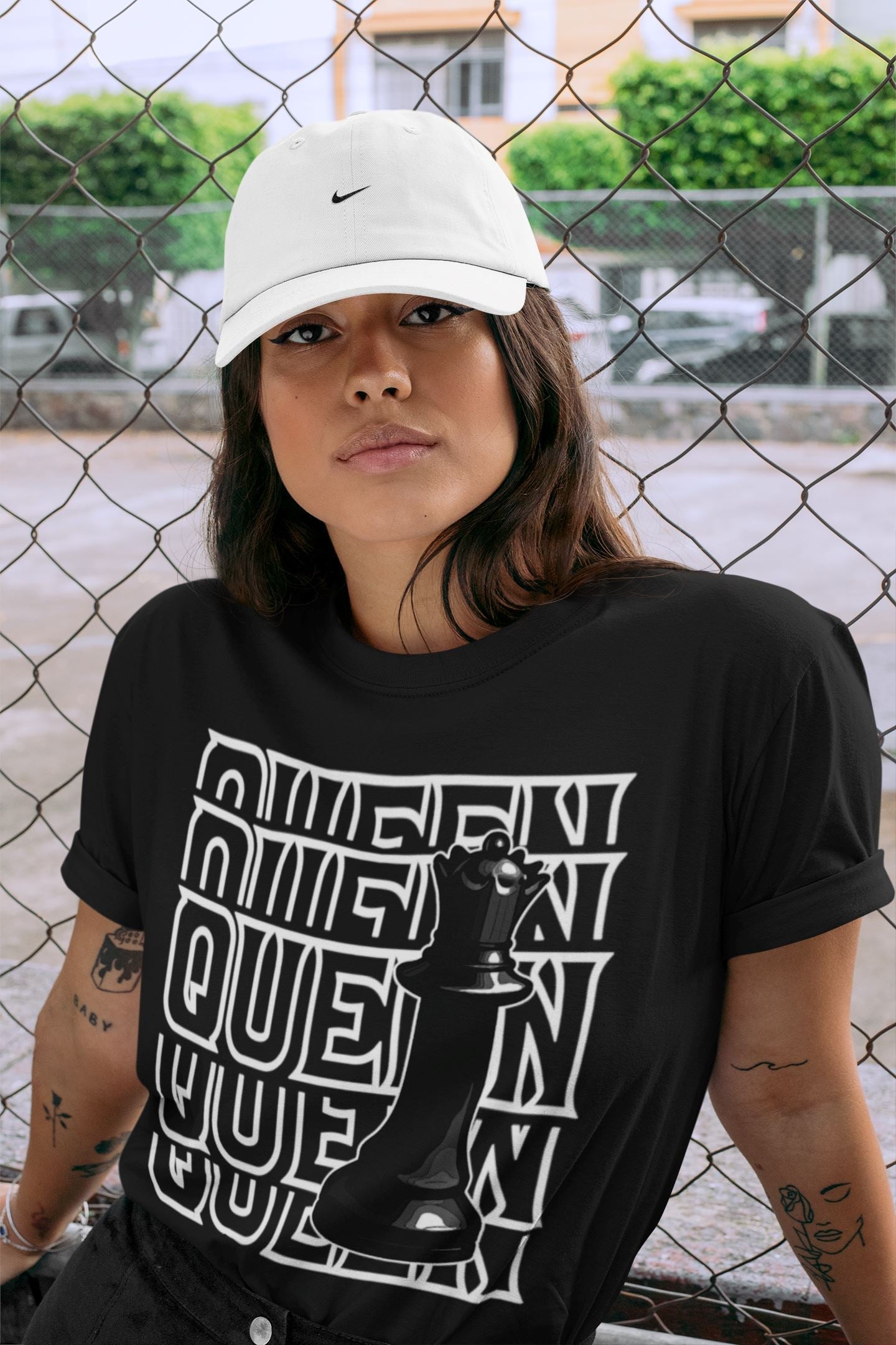 Dunk Panda Sneaker Match Tees Queen Sneaker Tees Dunk Panda Jordan to match sneaker T-Shirt Crew Neck Shirts