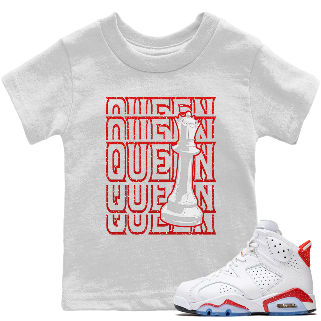 Jordan 6 Red Velvet Cookies Shirt To Match Jordans Queen Sneaker Tees Jordan 6 Red Velvet Cookies Drip Gear Zone Sneaker Matching Clothing Kids Shirts