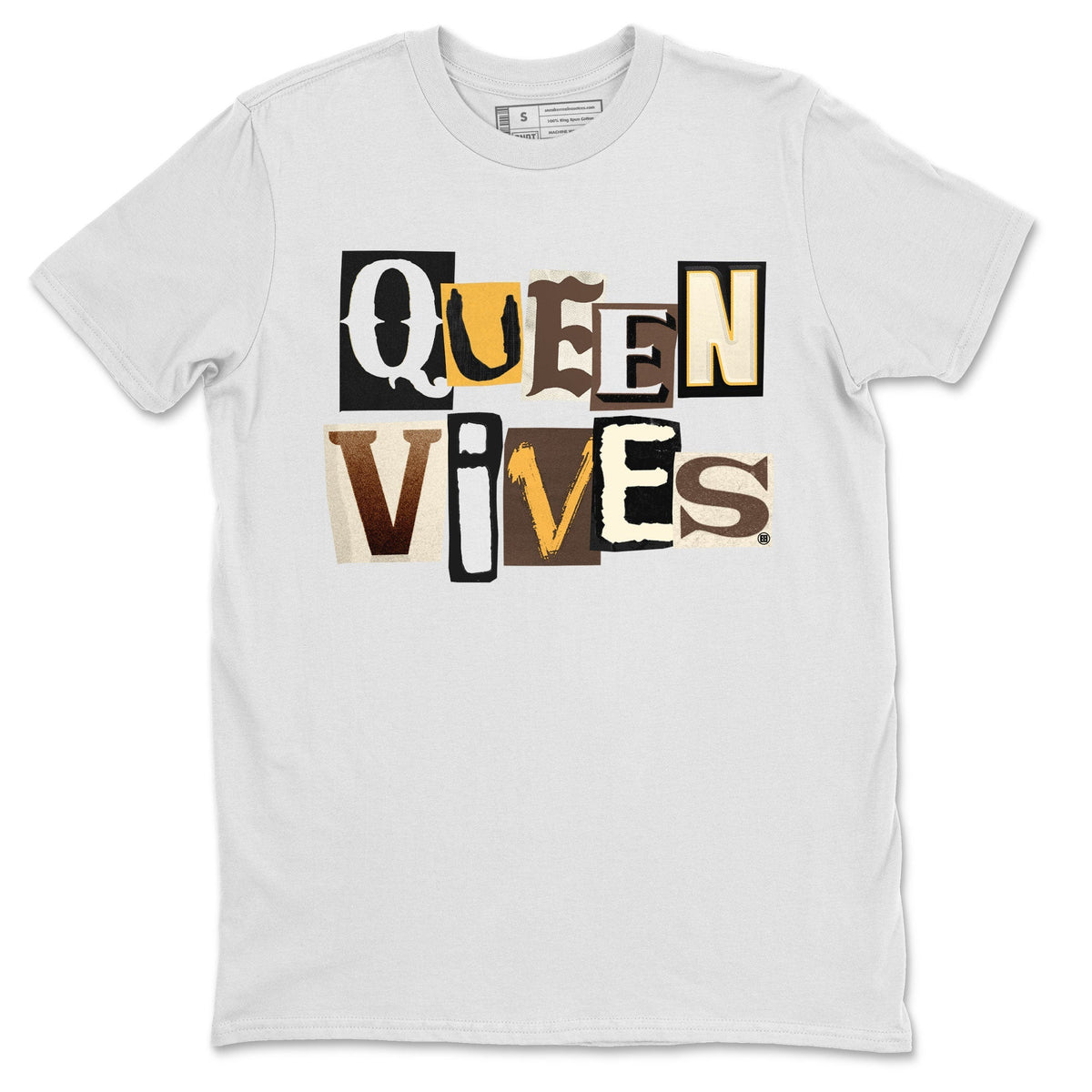 Jordan 1s Palomino shirt to match jordans Queen Vibes Streetwear Sneaker Shirt Air Jordan 1 Palomino Drip Gear Zone Sneaker Matching Clothing Unisex White 2 T-Shirt