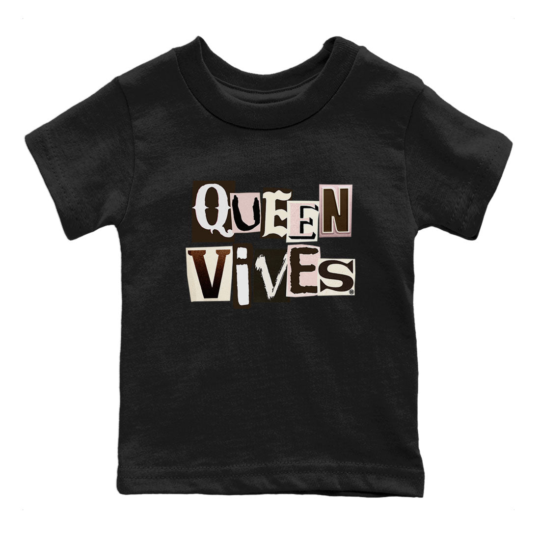 Air Jordan 11 Neapolitan shirt to match jordans Queen Vibes sneaker matching t-shirts and clothing Jordan 11 WMNS Neapolitan Drip Gear Zone Youth Kids Toddler Black 2 T-Shirt