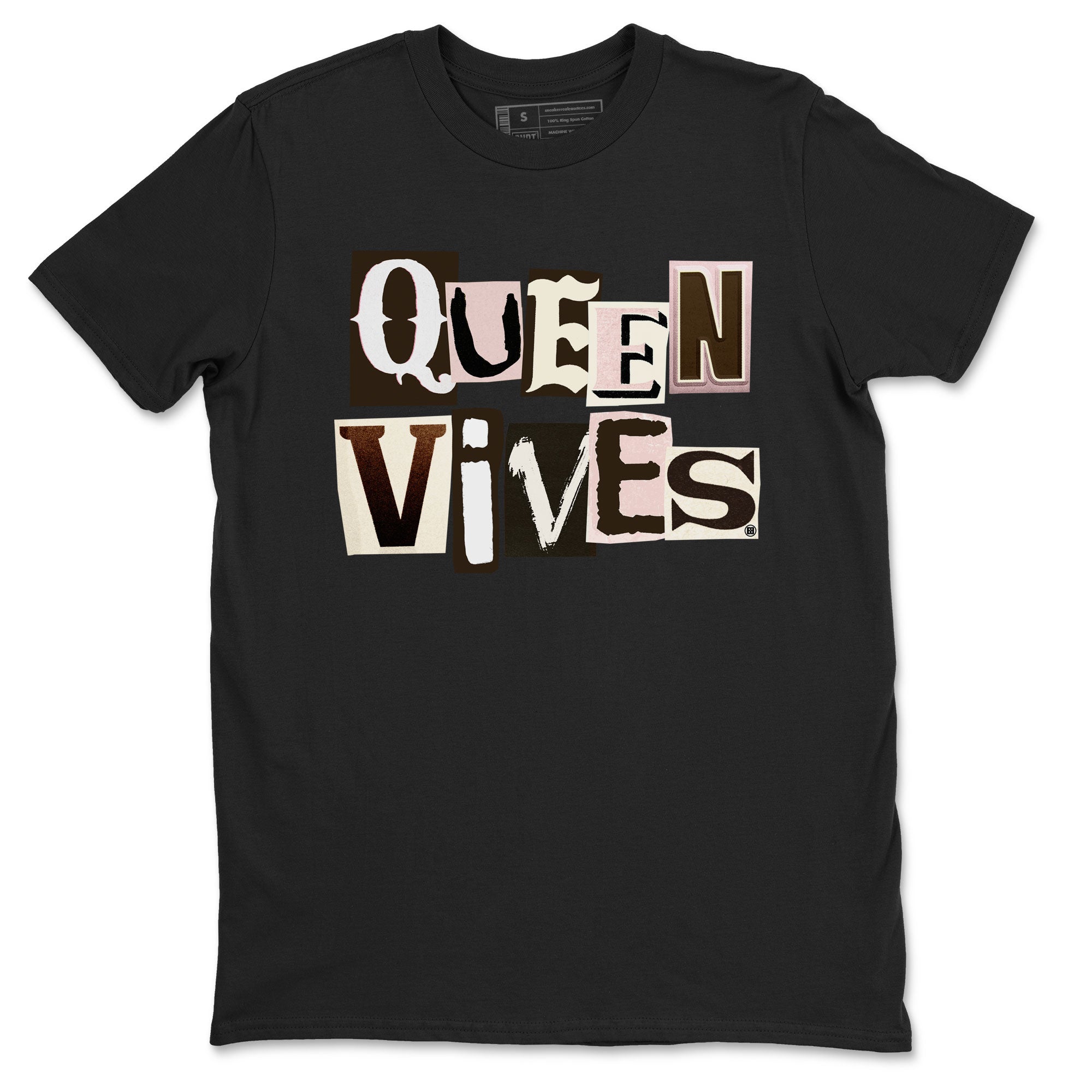Air Jordan 11 Neapolitan shirt to match jordans Queen Vibes sneaker matching t-shirts and clothing Jordan 11 WMNS Neapolitan Drip Gear Zone Cotton Casual Unisex Black 2 T-Shirt
