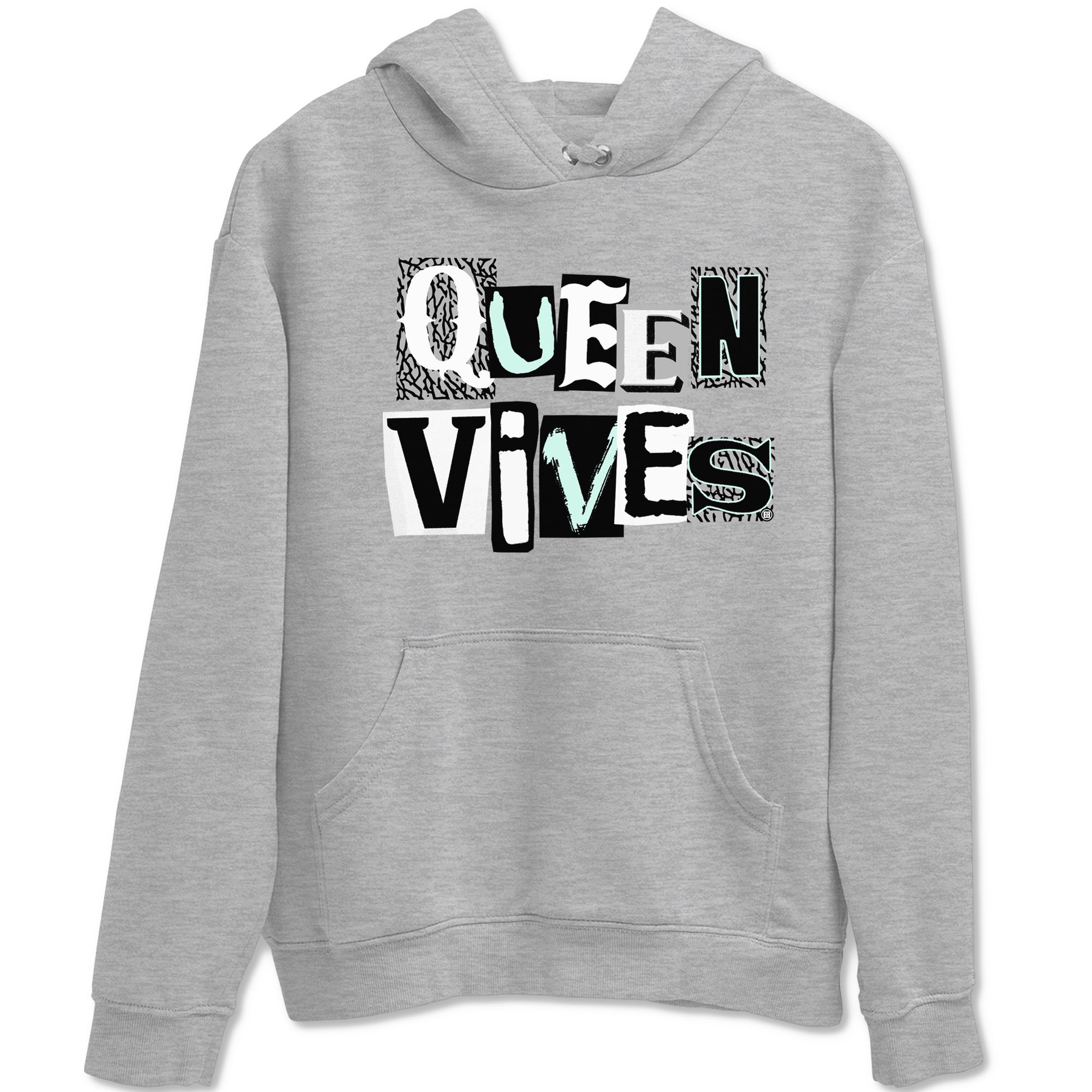 3s Green Glow shirt to match jordans Queen Vibes sneaker tees Air Jordan 3 Green Glow Drip Gear Zone unisex cotton Heather Grey 2 crew neck shirt