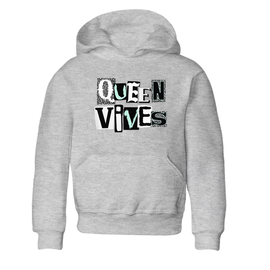 3s Green Glow shirt to match jordans Queen Vibes sneaker tees Air Jordan 3 Green Glow Drip Gear Zone baby toddler Heather Grey 2 cotton Shirt