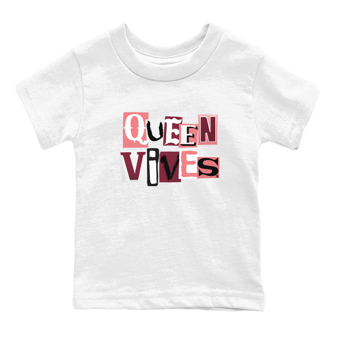 Dunks Valentines Day shirt to match jordans Queen Vibes sneaker tees Dunks Valentine's Day Drip Gear Zone baby toddler White 2 cotton Shirt