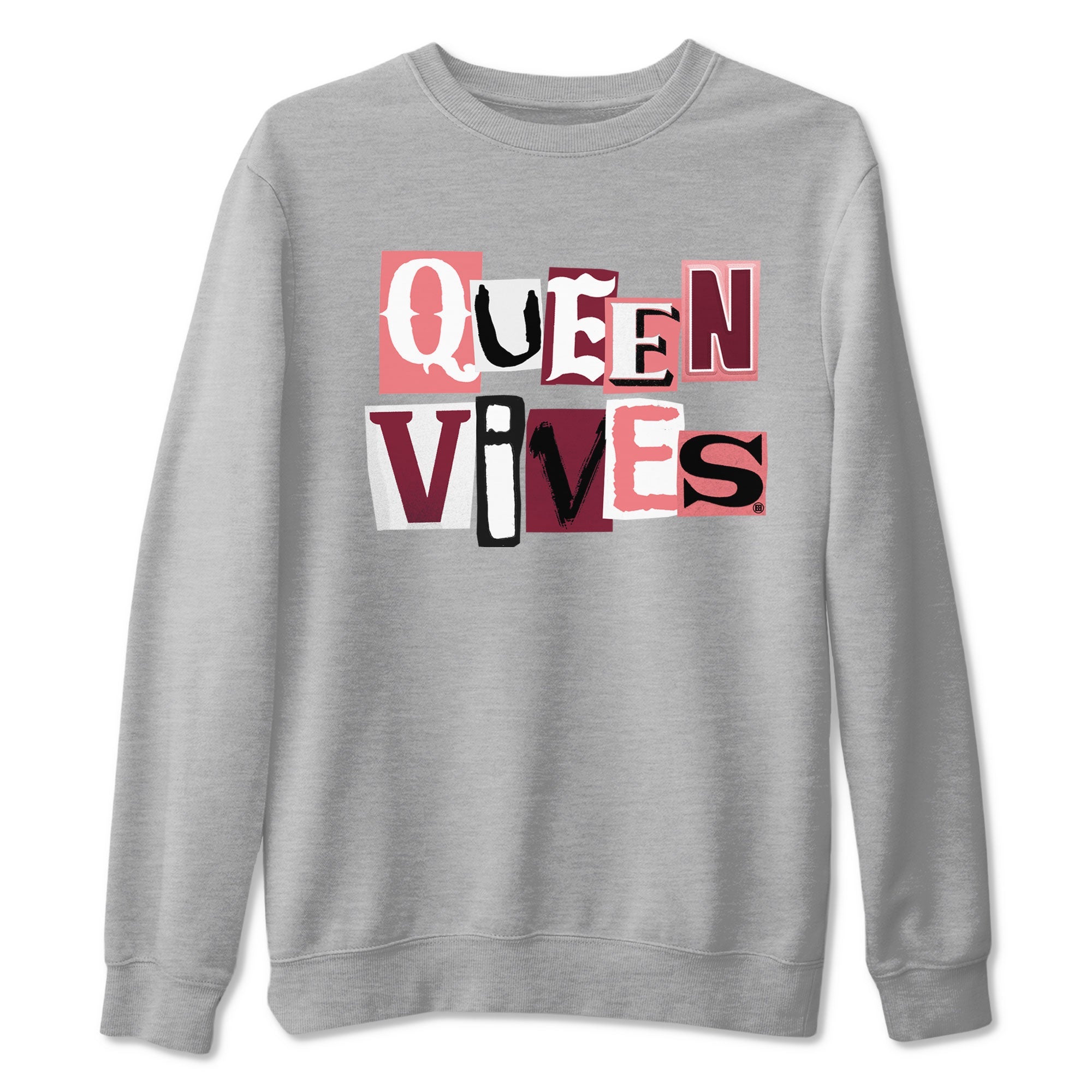Dunks Valentines Day shirt to match jordans Queen Vibes sneaker tees Dunks Valentine's Day Drip Gear Zone unisex cotton Heather Grey 2 crew neck shirt