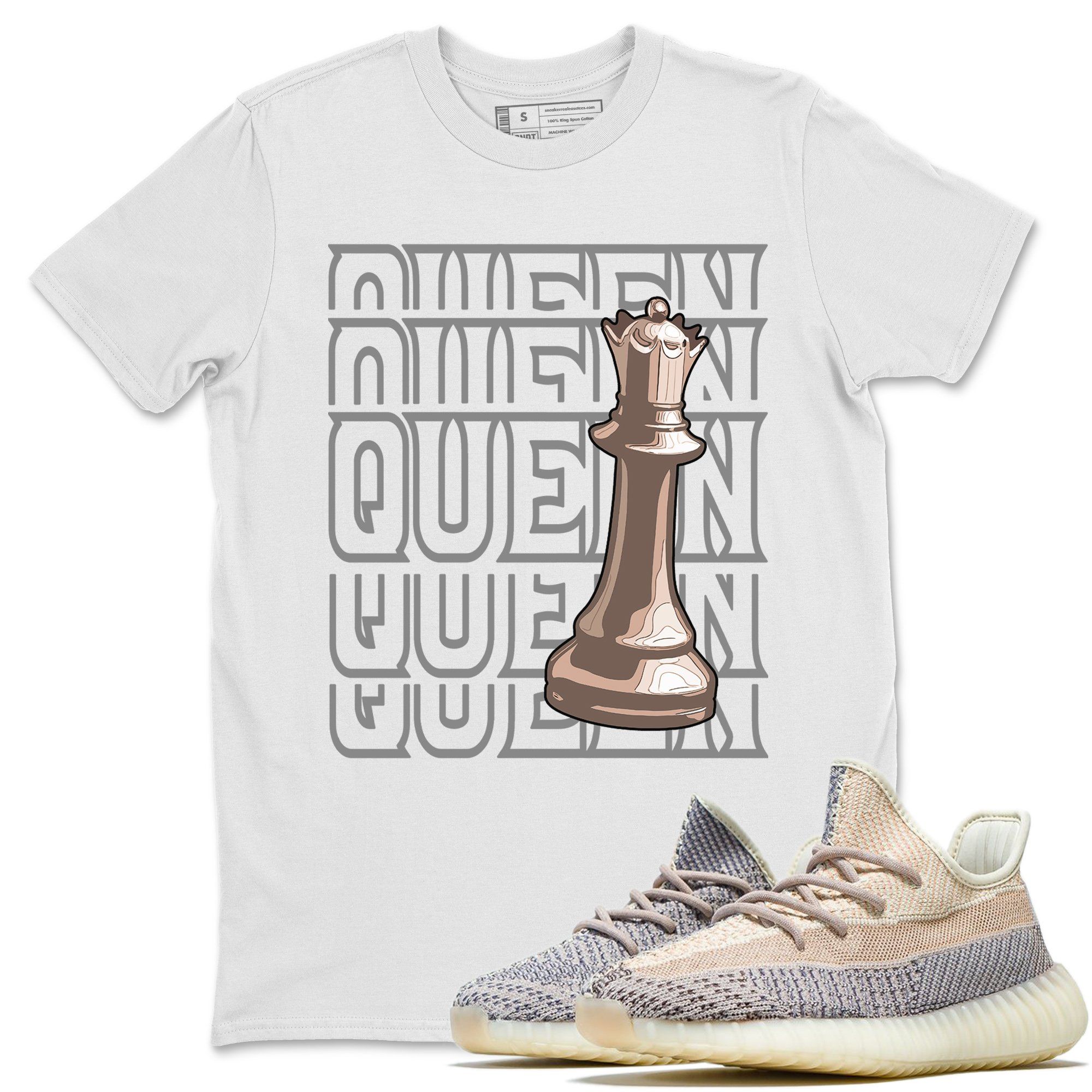 Yeezy 350 Ash Pearl Shirt To Match Jordans Queen Sneaker Tees Yeezy 350 Ash Pearl Drip Gear Zone Sneaker Matching Clothing Unisex Shirts