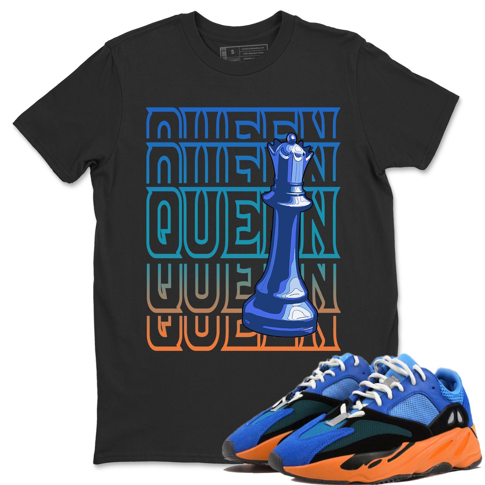 Yeezy 700 Bright Blue Shirt To Match Jordans Queen Sneaker Tees Yeezy 700 Bright Blue Drip Gear Zone Sneaker Matching Clothing Unisex Shirts