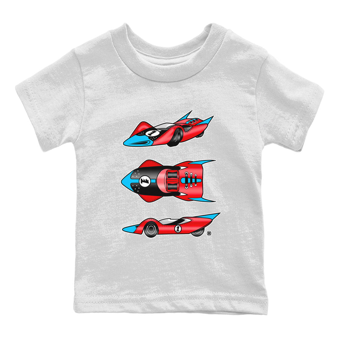1s Low UNC to Chicago Sneaker Match Tees Race Car Streetwear Sneaker Shirt Air Jordan 1 UNC to Chicago Drip Gear Zone Sneaker Matching Clothing Kids, Youth, Baby Clothing White 2