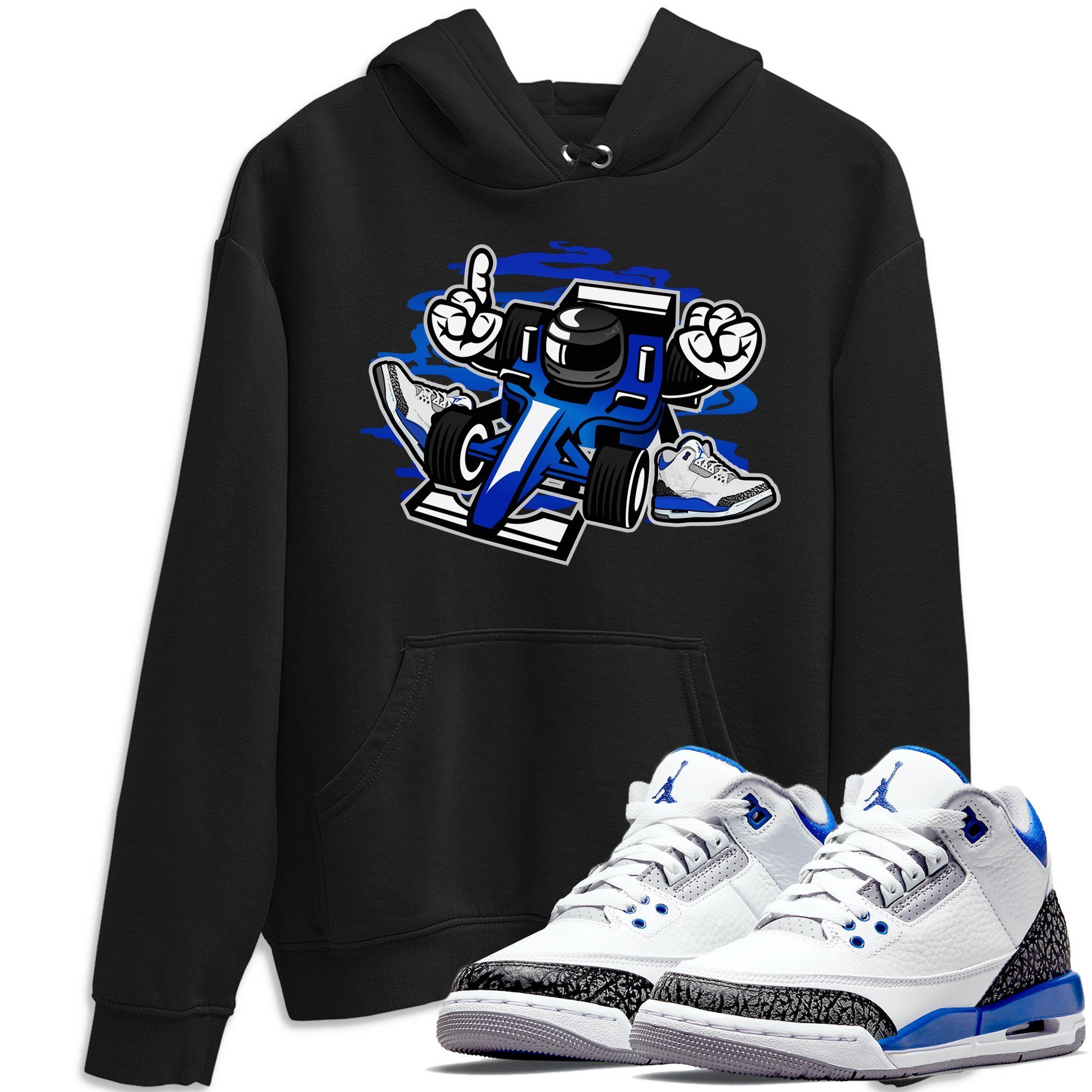 Jordan 3 Racer Blue Shirt To Match Jordans Racer Sneaker Tees Jordan 3 Racer Blue Drip Gear Zone Sneaker Matching Clothing Unisex Shirts