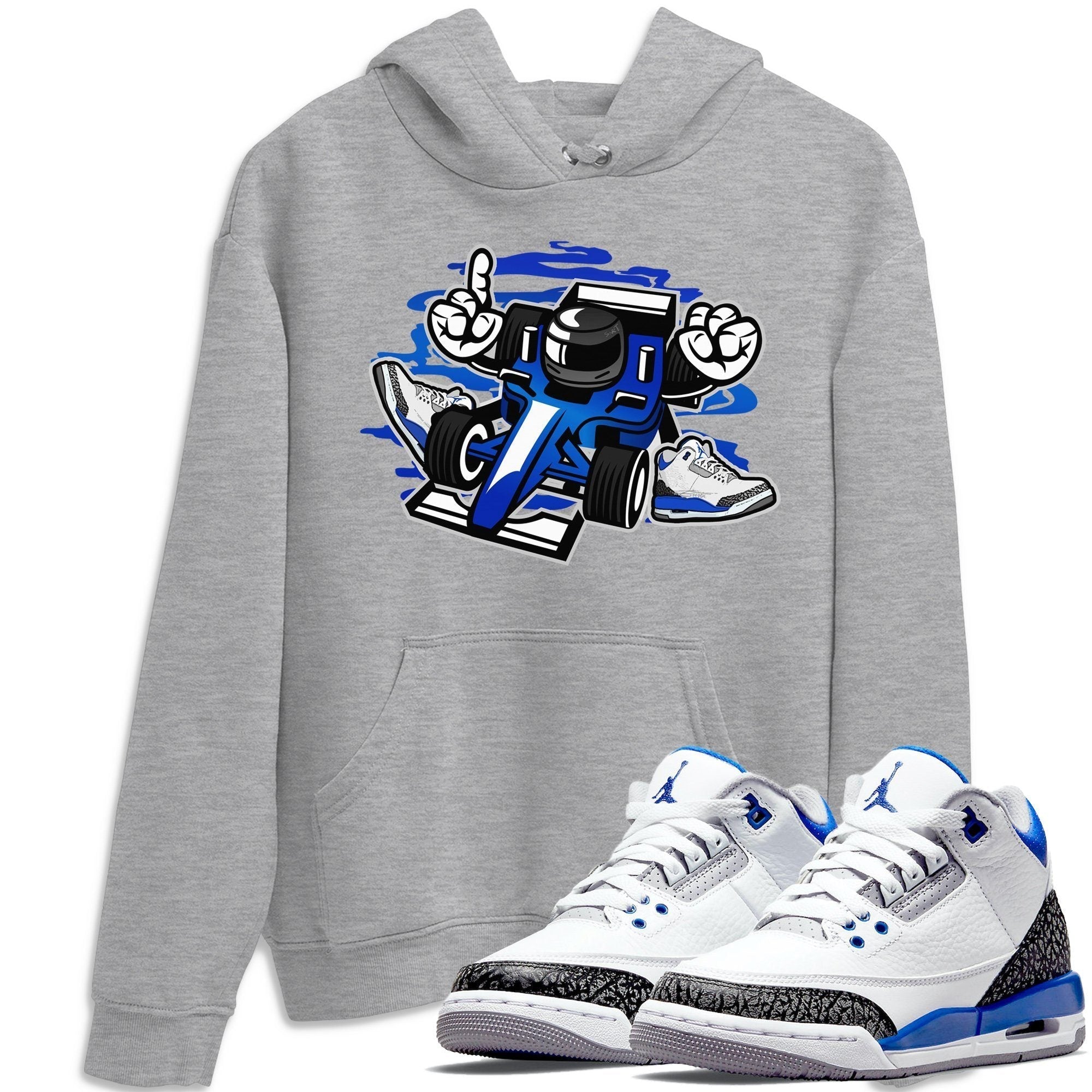 Jordan 3 Racer Blue Shirt To Match Jordans Racer Sneaker Tees Jordan 3 Racer Blue Drip Gear Zone Sneaker Matching Clothing Unisex Shirts
