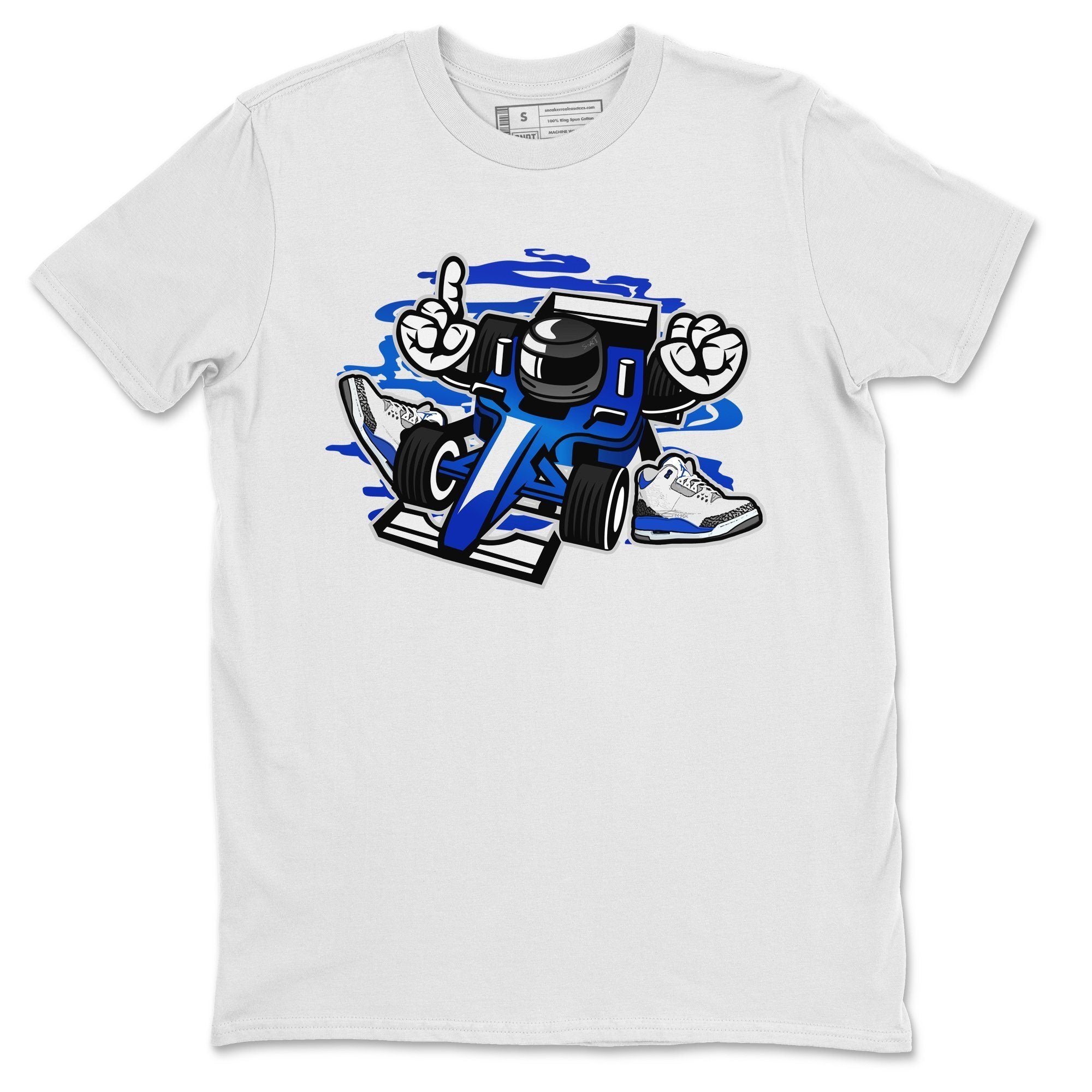 Jordan 3 Racer Blue Shirt To Match Jordans Racer Sneaker Tees Jordan 3 Racer Blue Drip Gear Zone Sneaker Matching Clothing Unisex Shirts