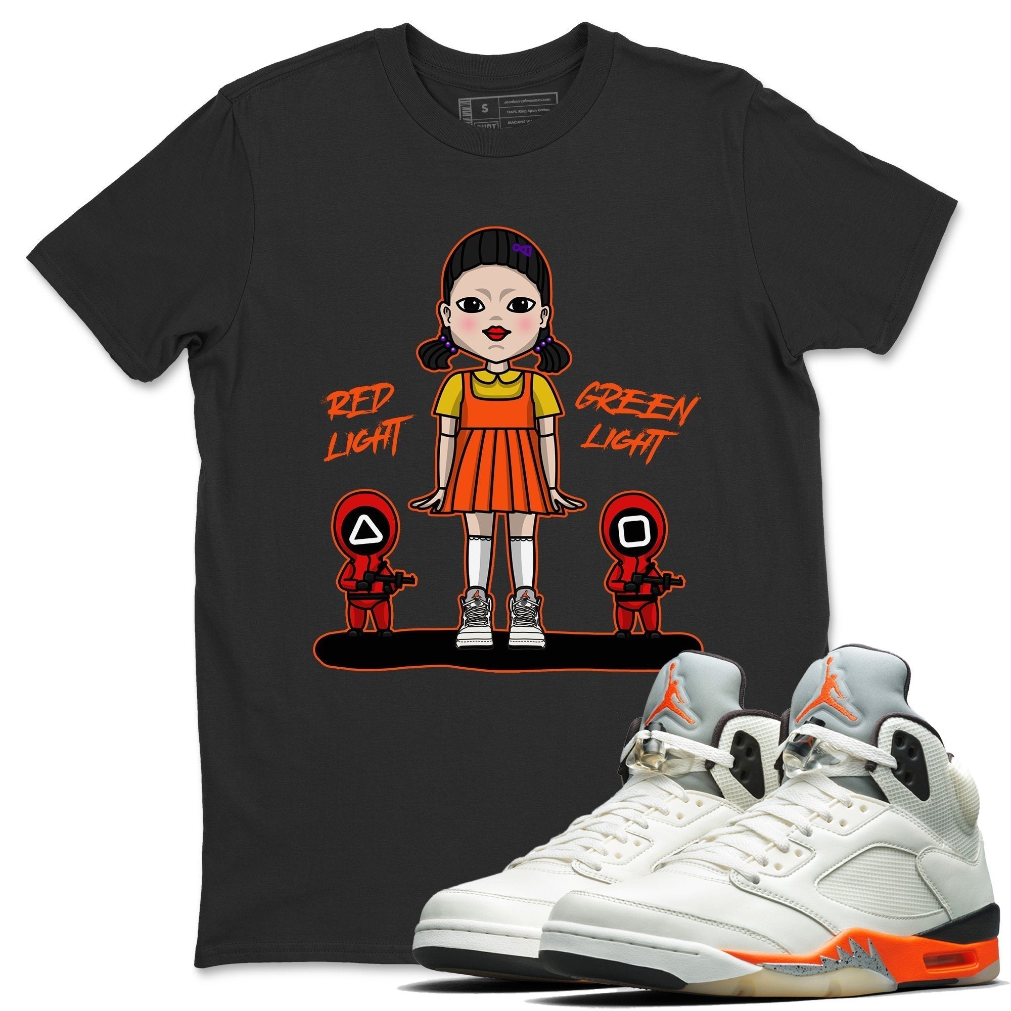 Jordan 5 Shattered Backboard Shirt To Match Jordans Red Light Green Light Sneaker Tees Jordan 5 Shattered Backboard Drip Gear Zone Sneaker Matching Clothing Unisex Shirts
