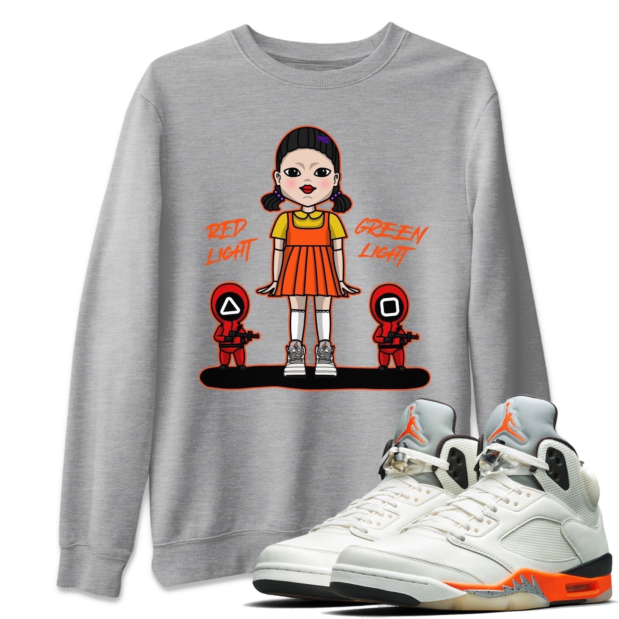 Jordan 5 Shattered Backboard Shirt To Match Jordans Red Light Green Light Sneaker Tees Jordan 5 Shattered Backboard Drip Gear Zone Sneaker Matching Clothing Unisex Shirts