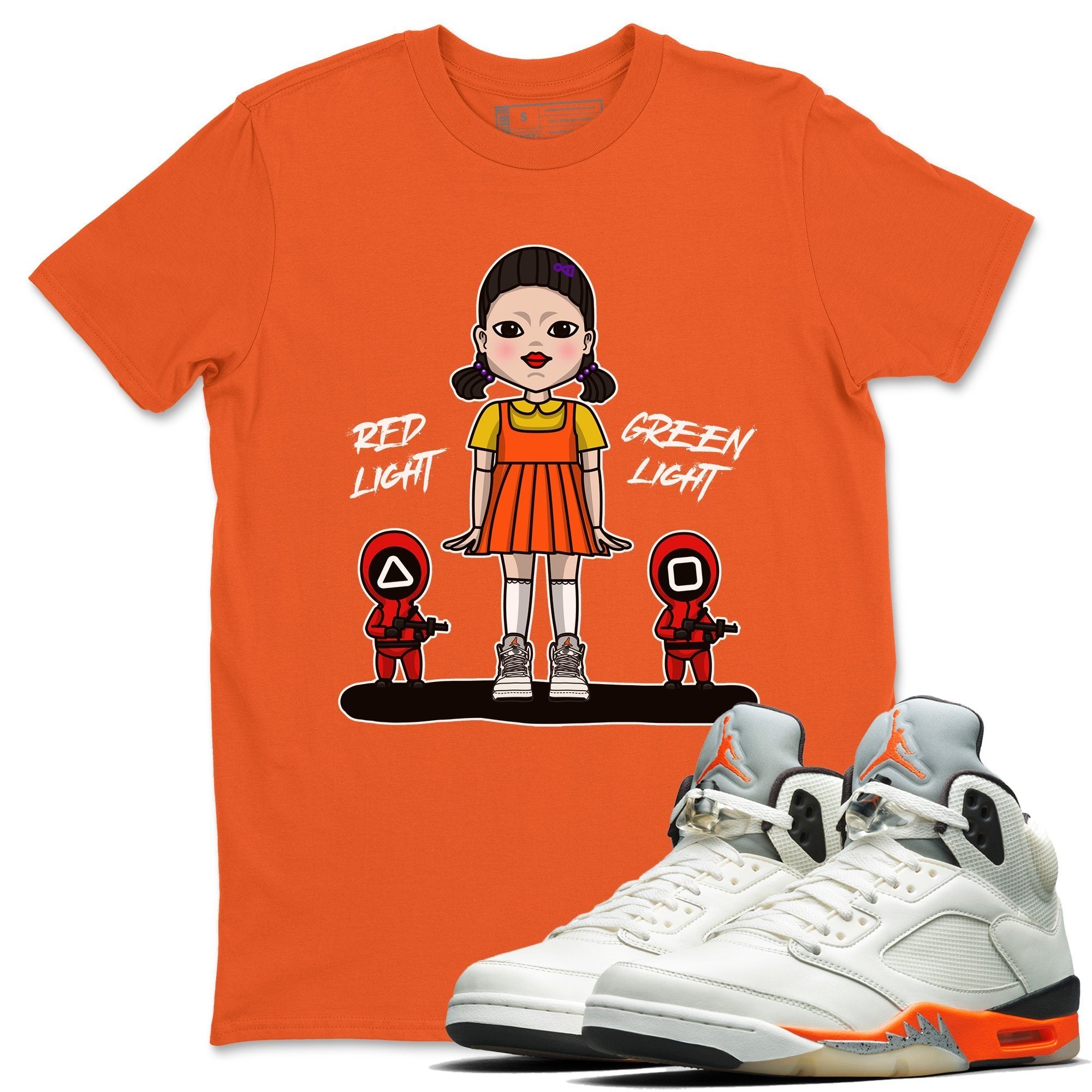 Jordan 5 Shattered Backboard Shirt To Match Jordans Red Light Green Light Sneaker Tees Jordan 5 Shattered Backboard Drip Gear Zone Sneaker Matching Clothing Unisex Shirts