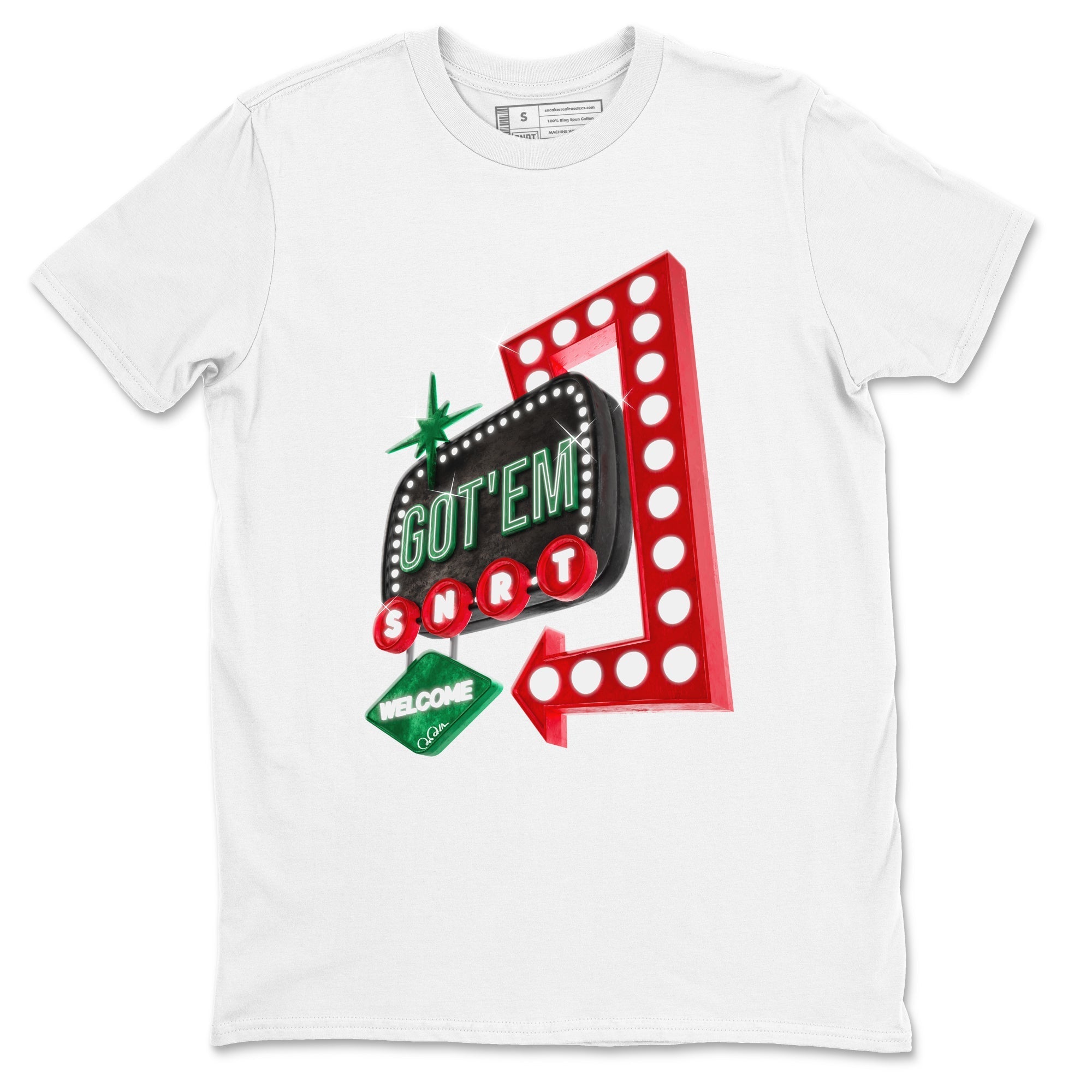 Jordan 2 Low Christmas X-mas Holiday special gift shirt to match jordans Retro Neon Sign sneaker tees Air Jordan 2 Christmas Drip Gear Zone Unisex White 2 T-Shirt