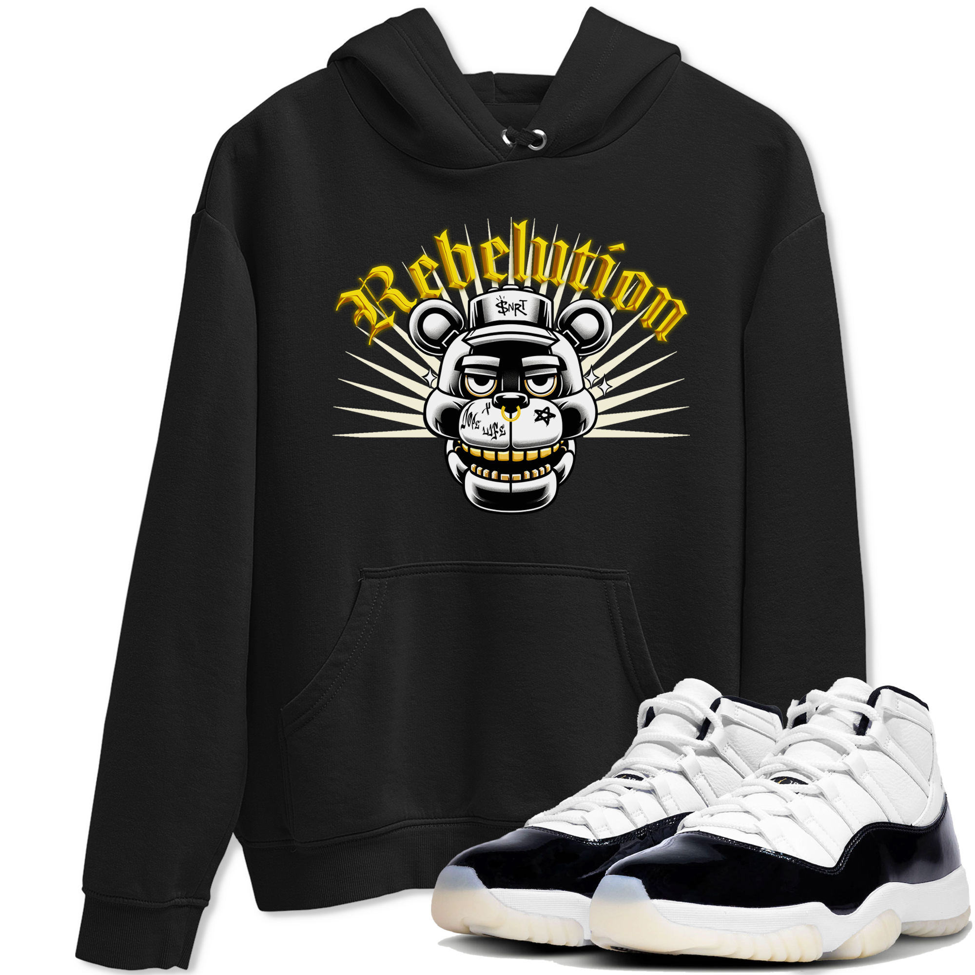 Air Jordan  11 Gratitude shirt to match jordans Revolution sneaker tees Air Jordan  11 Gratitude Drip Gear Zone Sneaker Matching Shirt Unisex Black 1 T-Shirt