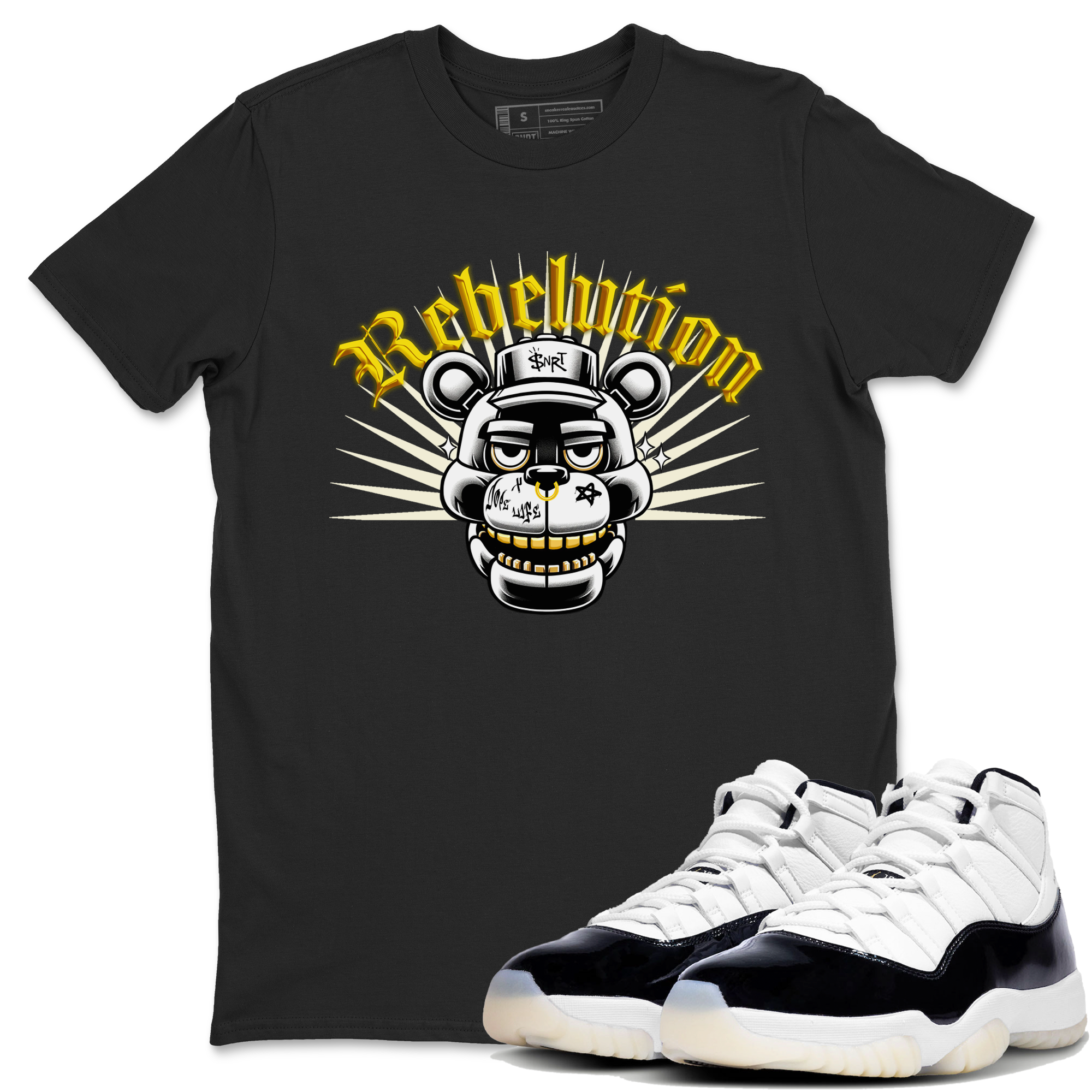 Air Jordan  11 Gratitude shirt to match jordans Revolution sneaker tees Air Jordan  11 Gratitude Drip Gear Zone Sneaker Matching Shirt Unisex Black 1 T-Shirt