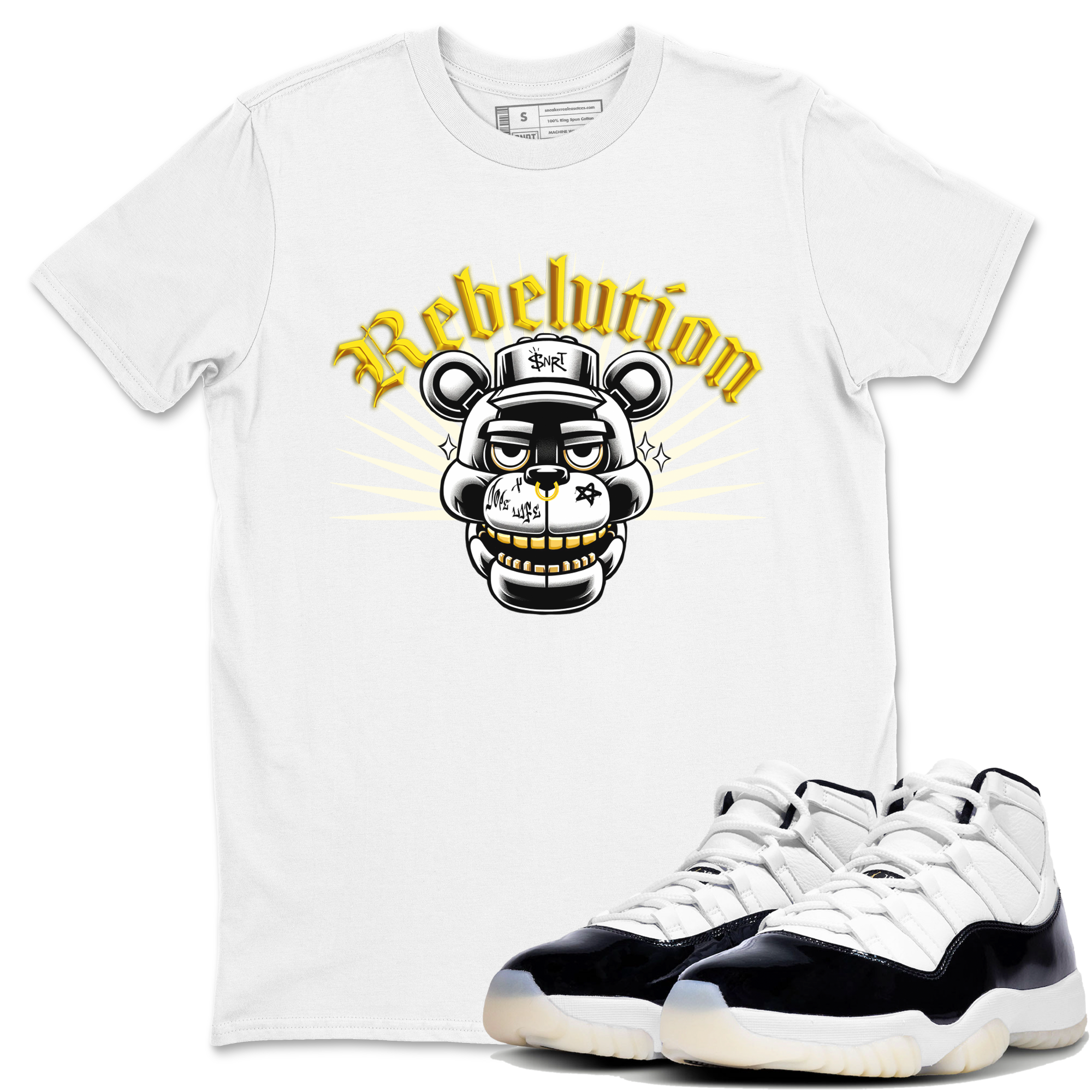 Air Jordan  11 Gratitude shirt to match jordans Revolution sneaker tees Air Jordan  11 Gratitude Drip Gear Zone Sneaker Matching Shirt Unisex White 1 T-Shirt