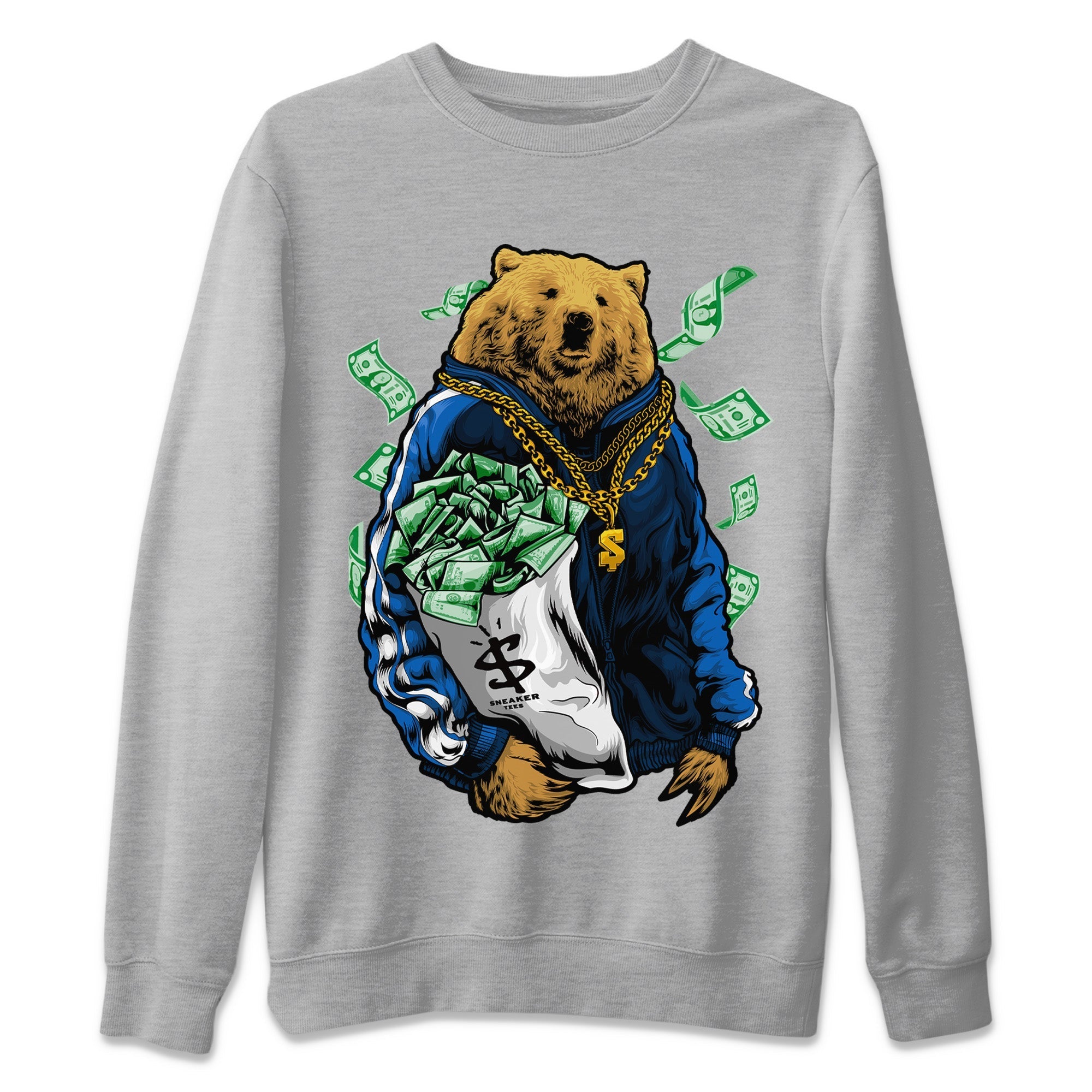 Air Jordan 3 Wizards Shirt To Match Jordans Rich Bear Sneaker Tees Air Jordan 3 Retro Wizards Drip Gear Zone Sneaker Matching Clothing Unisex Shirts Heather Grey 2