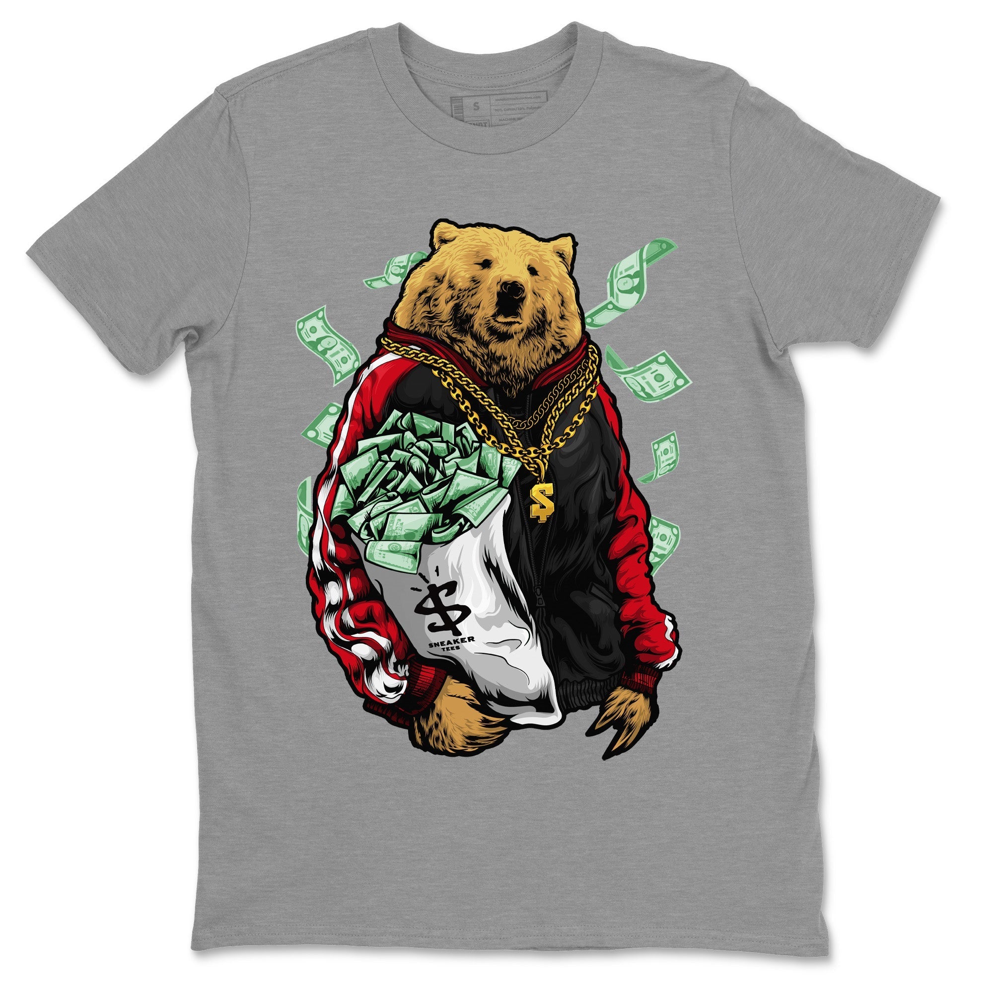 Air Jordan 6 Toro Bravo Shirt To Match Jordans Rich Bear Sneaker Tees Jordan 6 Toro Bravo Drip Gear Zone Sneaker Matching Clothing Unisex Shirts Heather Grey 2