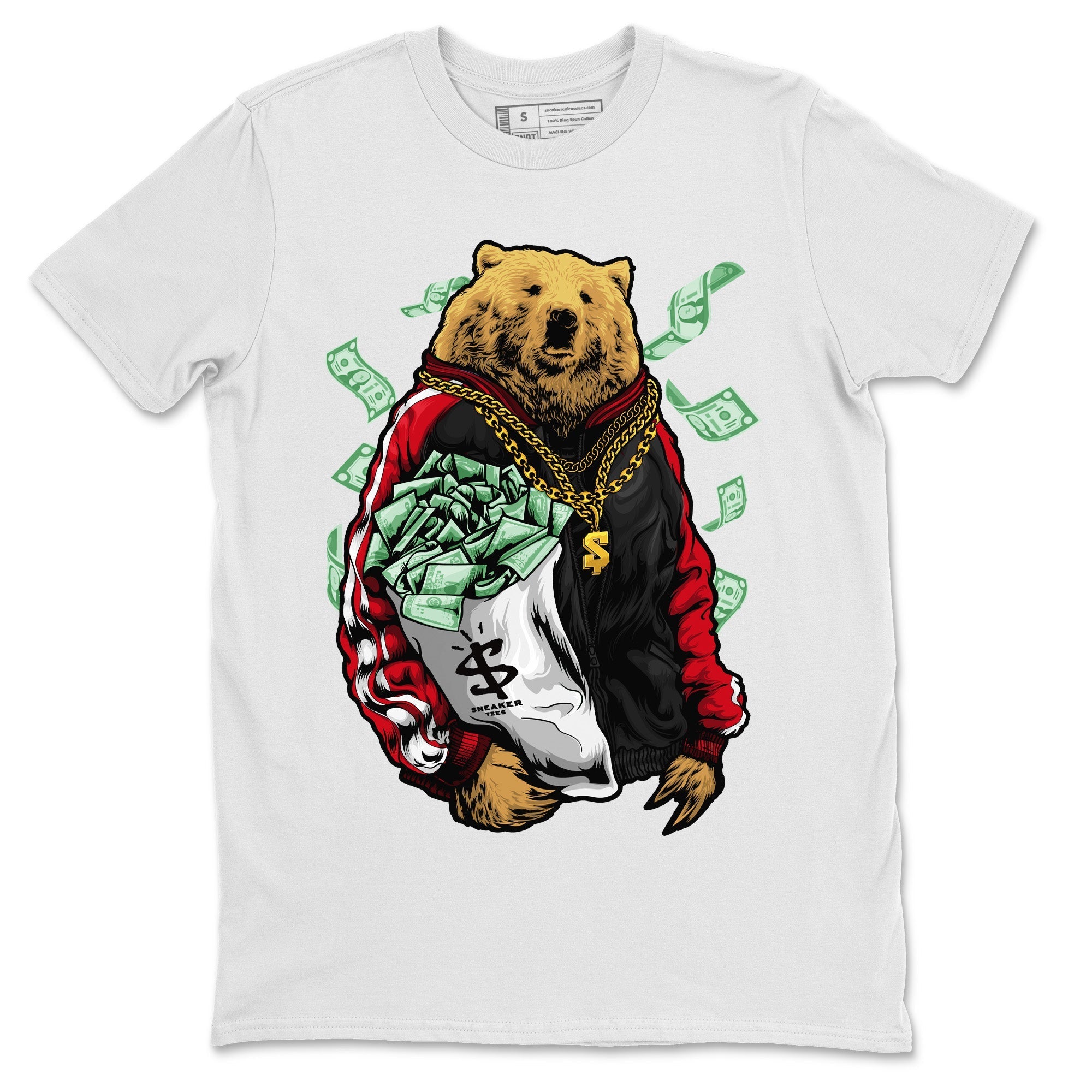 Air Jordan 6 Toro Bravo Shirt To Match Jordans Rich Bear Sneaker Tees Jordan 6 Toro Bravo Drip Gear Zone Sneaker Matching Clothing Unisex Shirts White 2